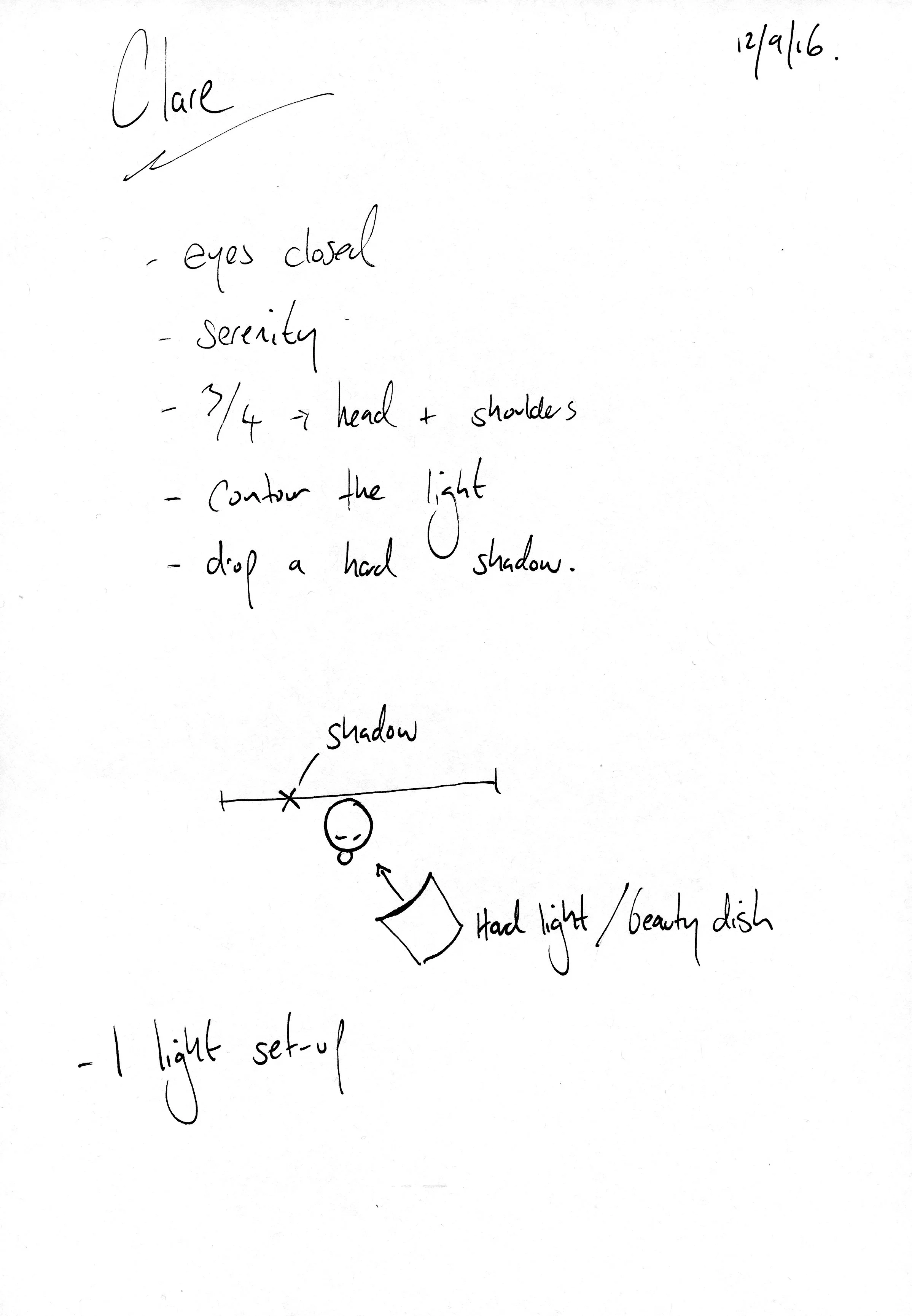 Building a lighting plan