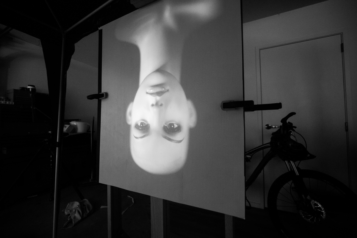 A mammoth sized portrait from the tent cam