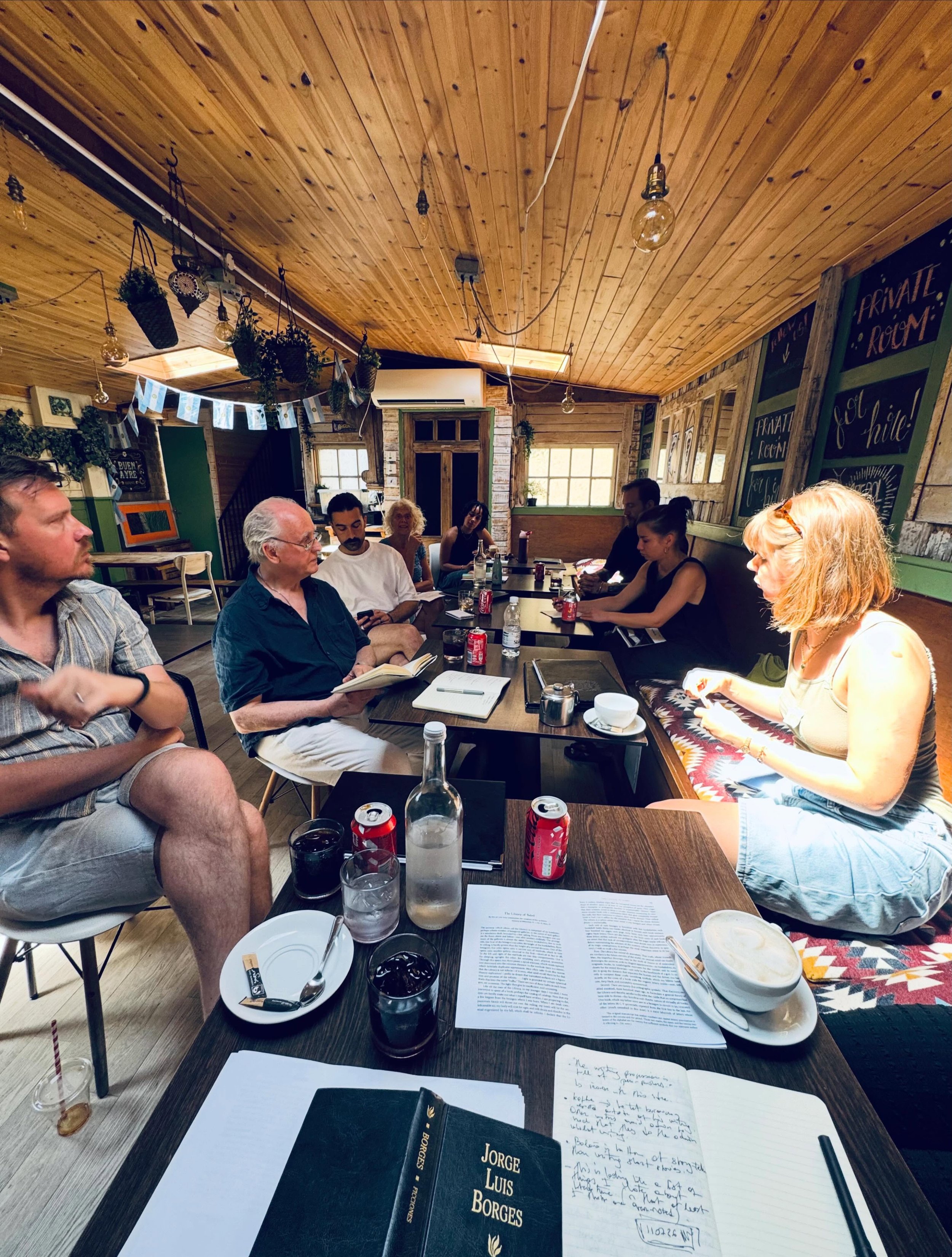 Lovely first session of the @hackneyspanish and @buenayrerestaurant book club. If you are into Latam and Spanish literary get in touch!