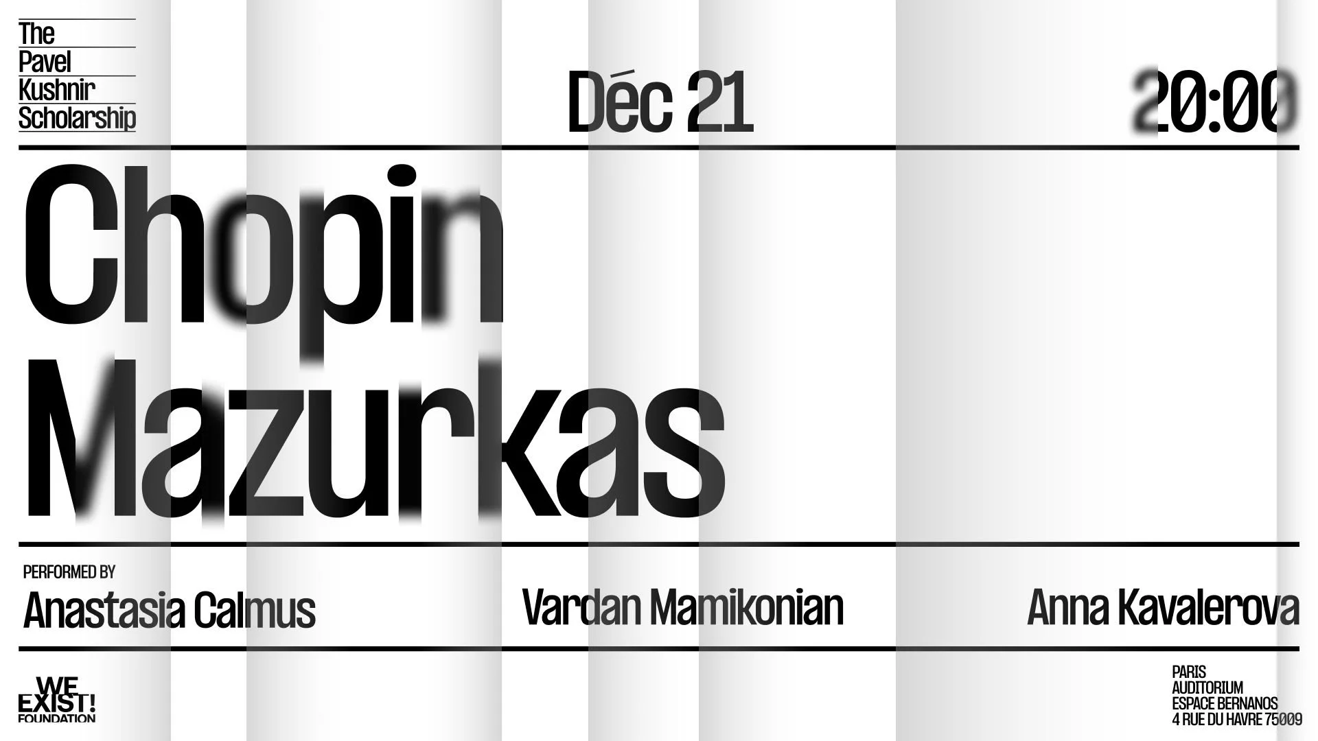 Chopin Mazurkas - Hommage à Pavel Kushnir