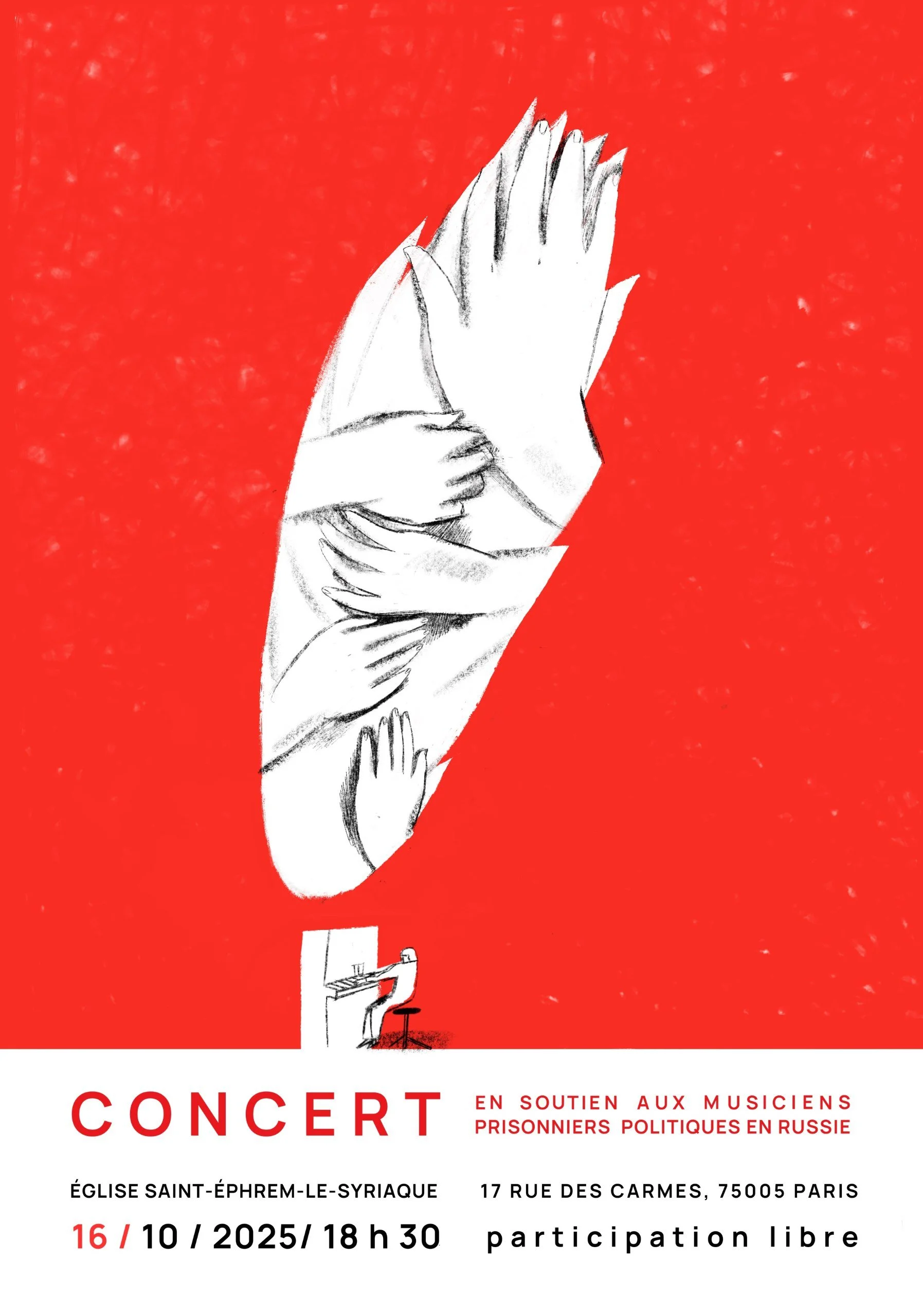 Concert en soutien aux prisonniers politiques en Russie