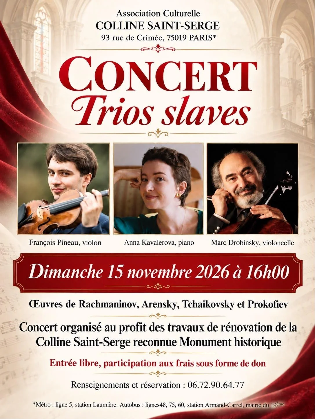 Trio avec François Pineau et Marc Drobinsky
