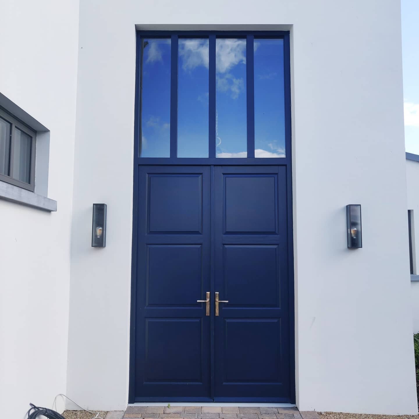 Back in Cratloe today for a quick service on this beautiful, classically styled double doorset we made for a wonderful client last year