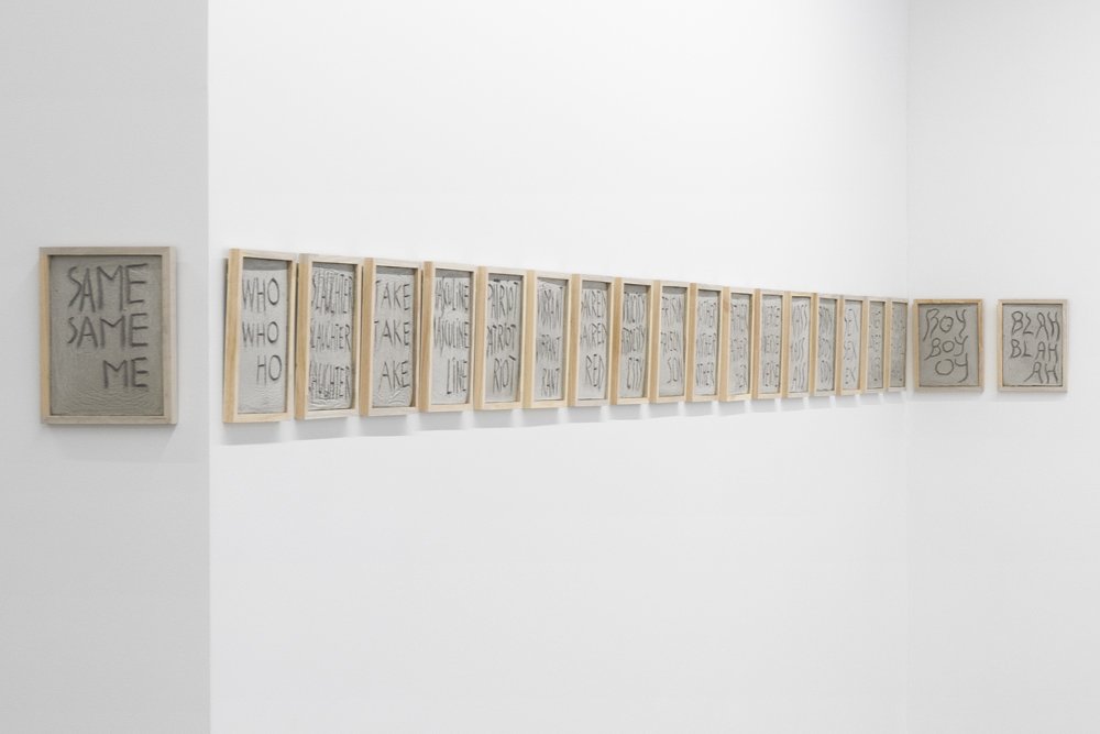  installation view, Alina Bliumis,  Borders and Bruises  at Anna Zorina Gallery, LA, 2022 