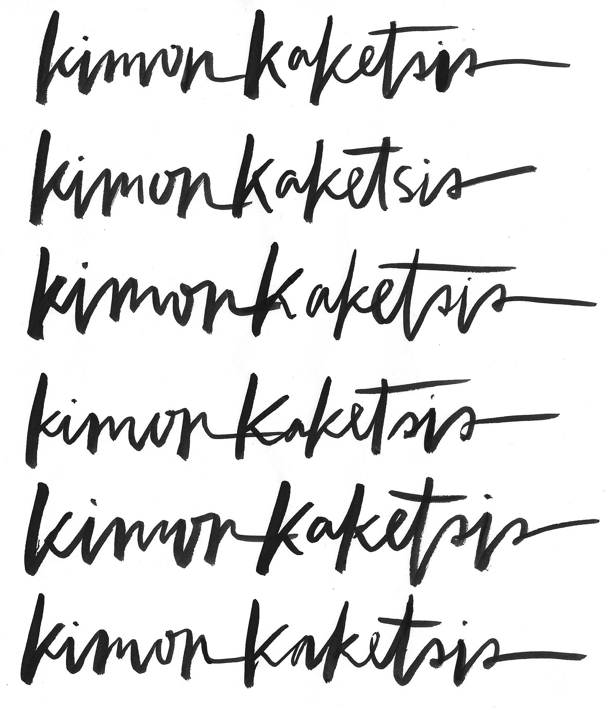 Playing with variations.