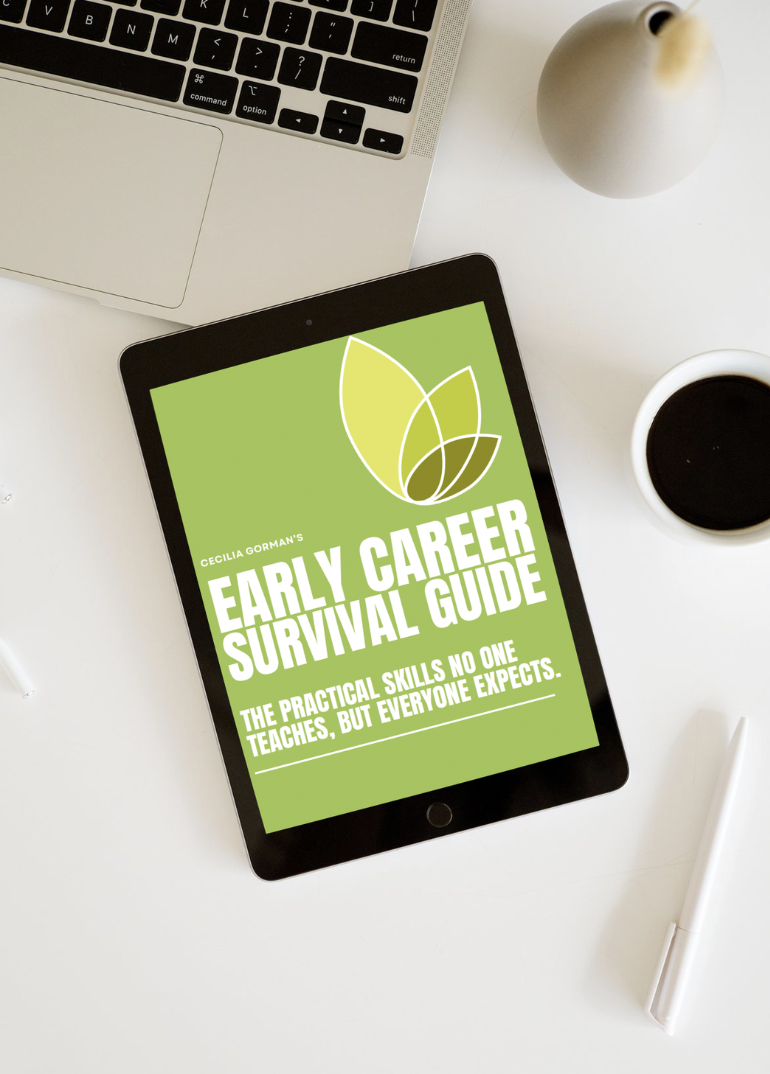 Interactive PDF: Early Career Guidebook for building workplace habits and professionalism