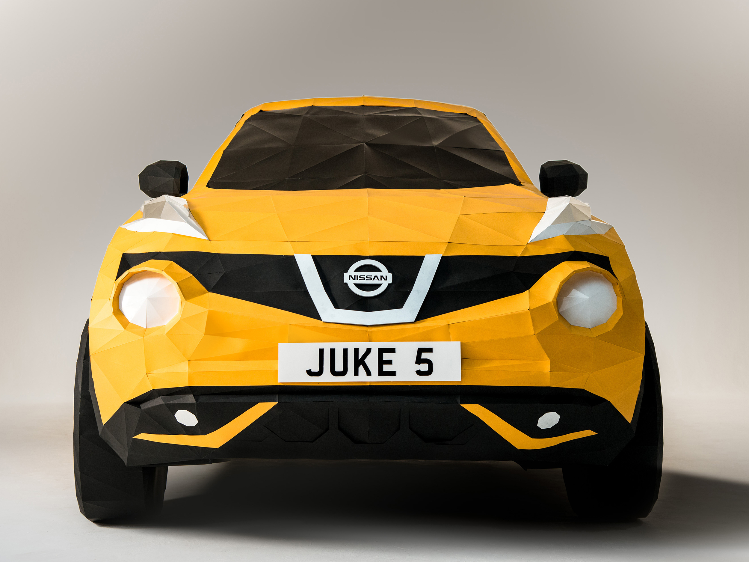 Full-scale Origami Nissan Juke