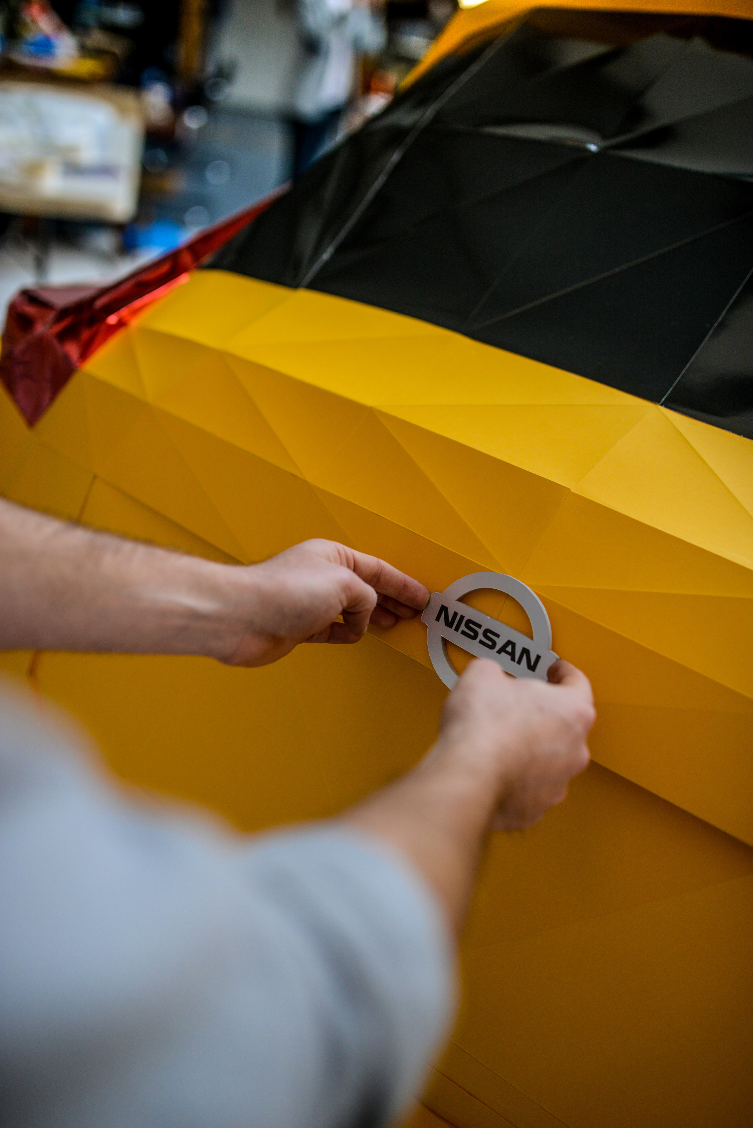 Full-scale Origami Nissan Juke