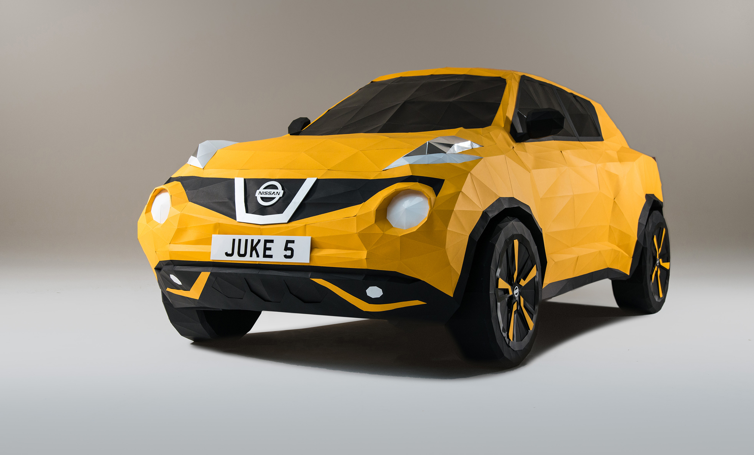 Full-scale Origami Nissan Juke