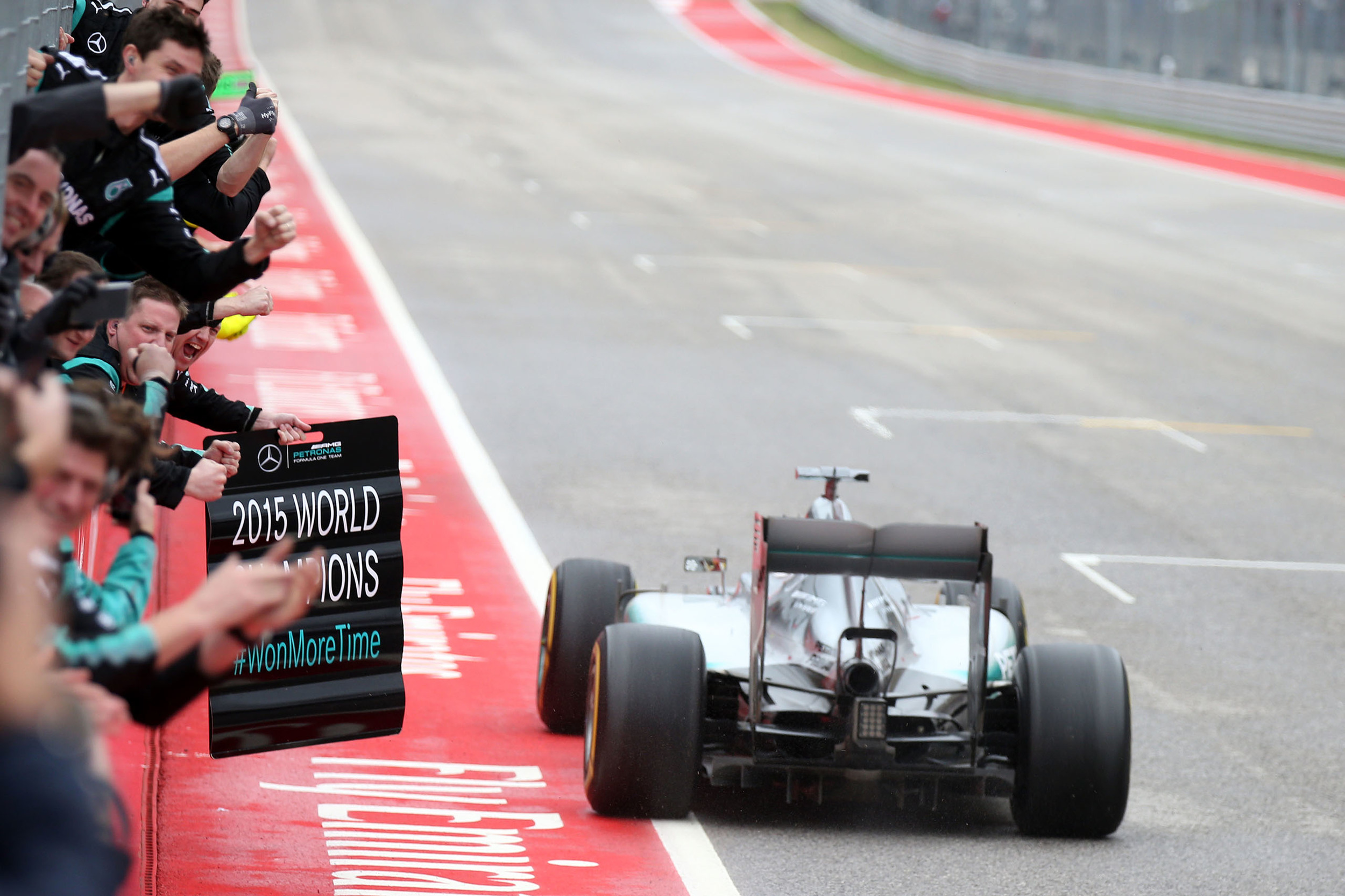 Lewis Hamilton wins third F1 World Championship