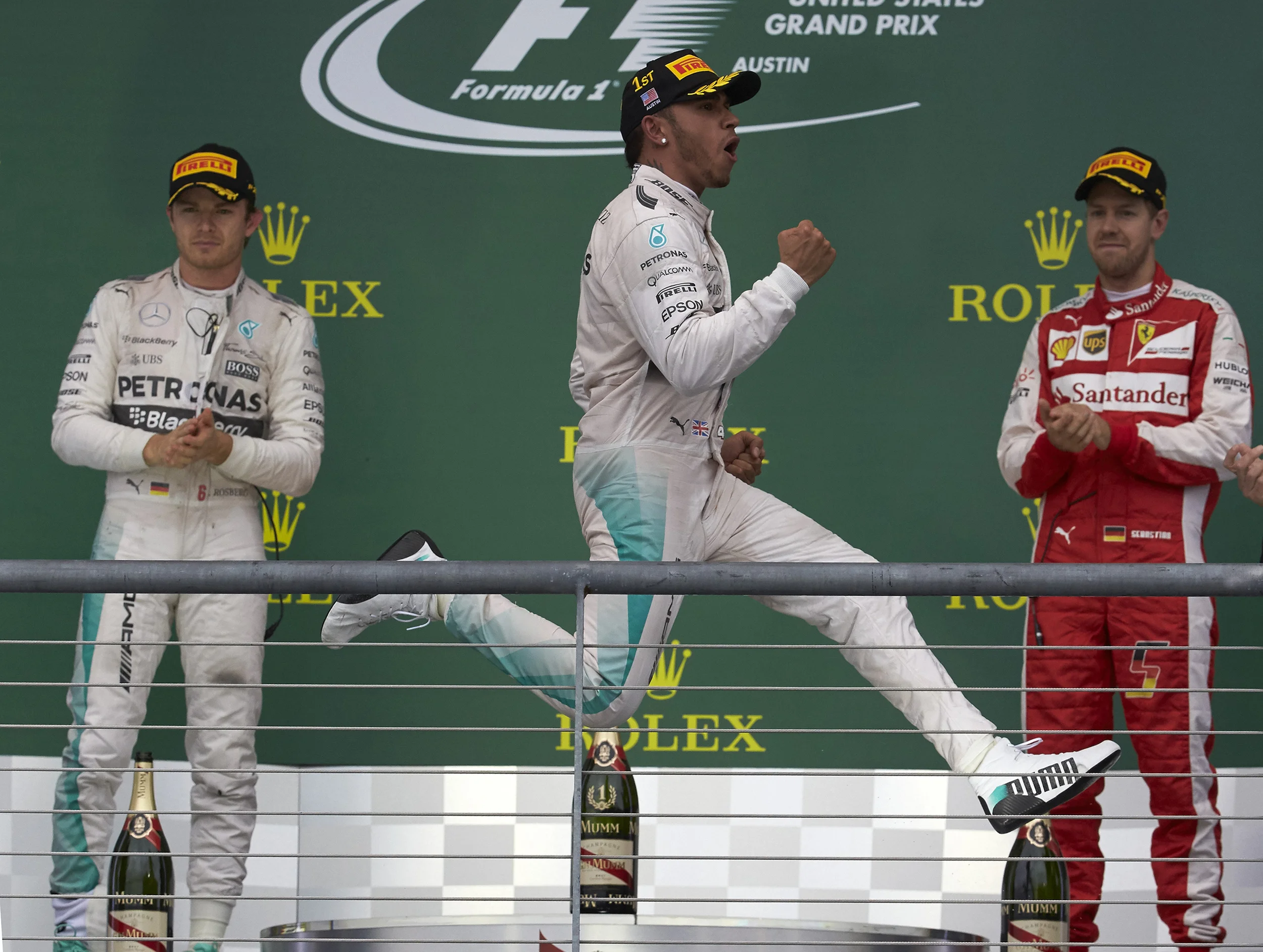 Lewis Hamilton wins third F1 World Championship