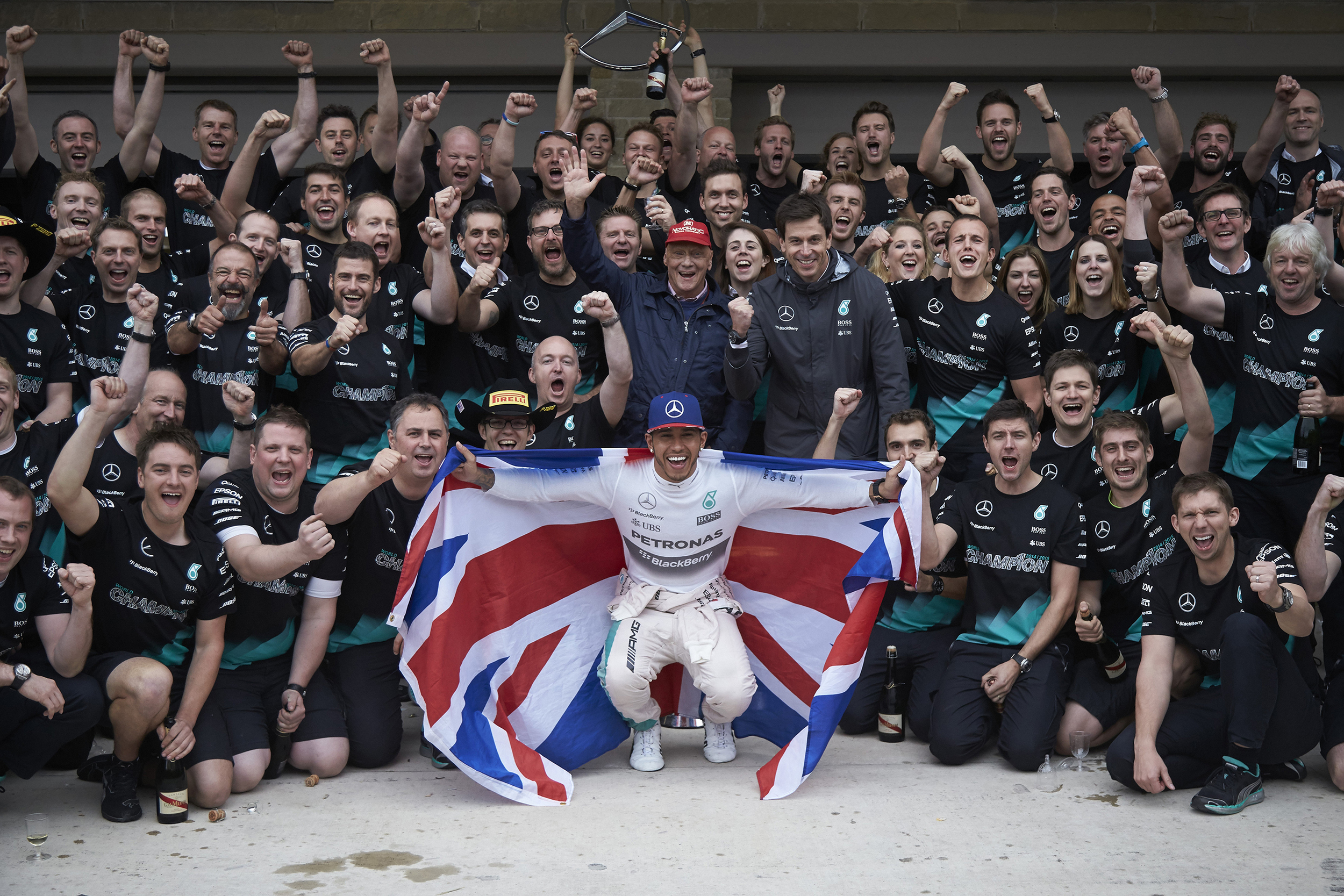 Lewis Hamilton wins third F1 World Championship