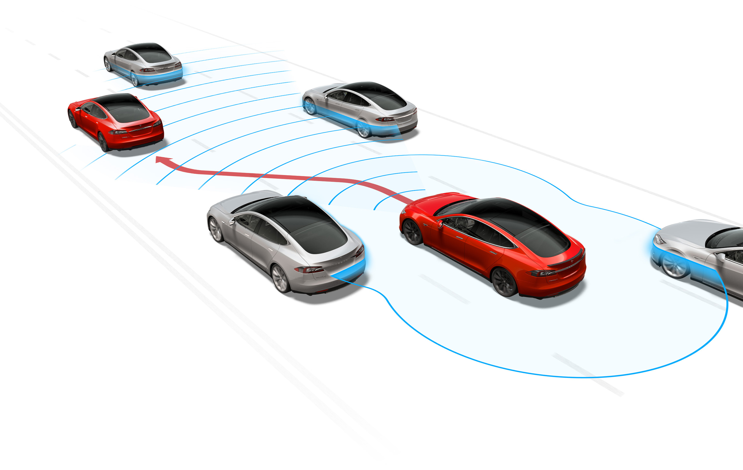 Tesla Model S Software update adds Autopilot