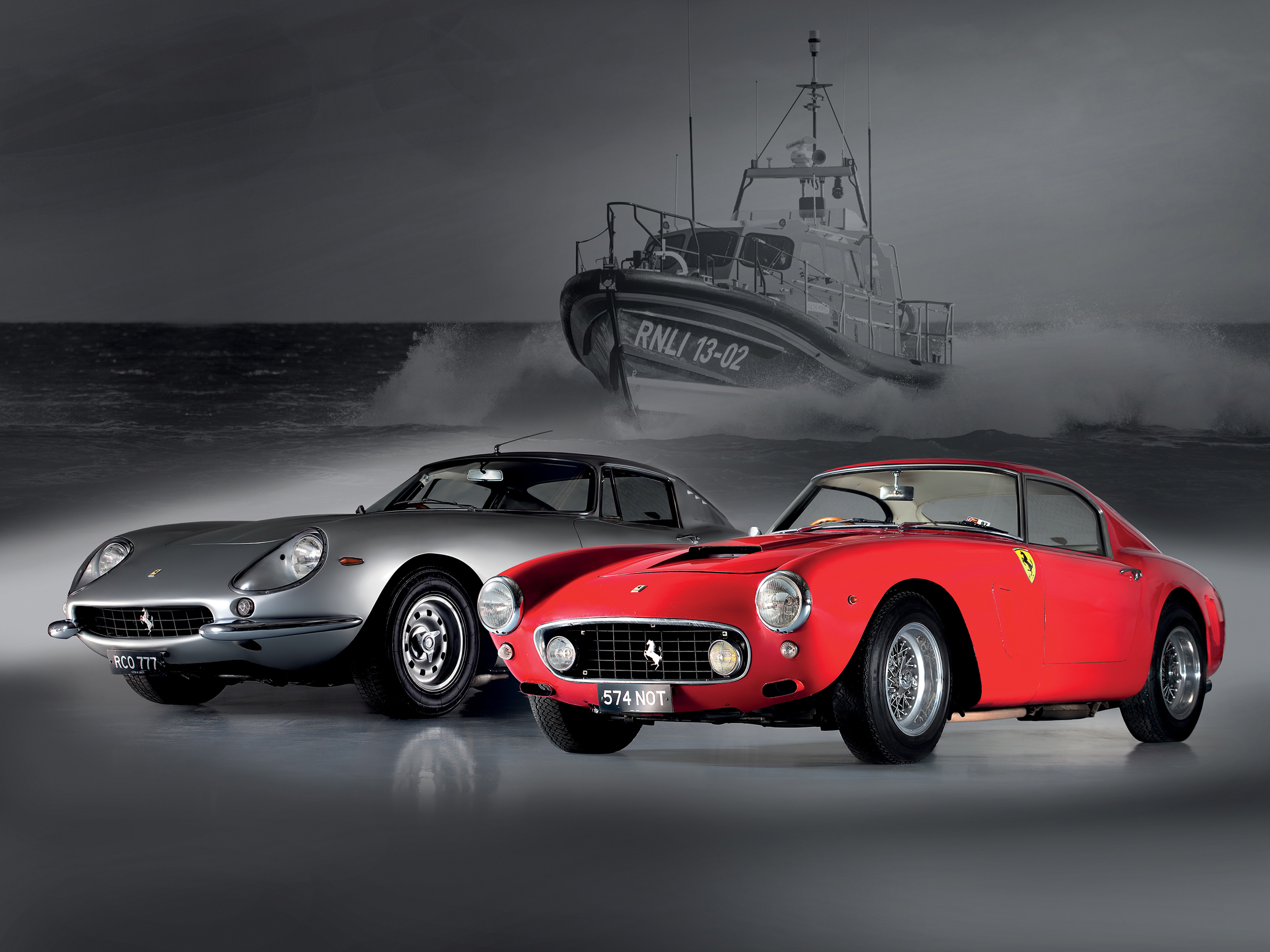 Businessman leaves £10m Ferraris to RNLI