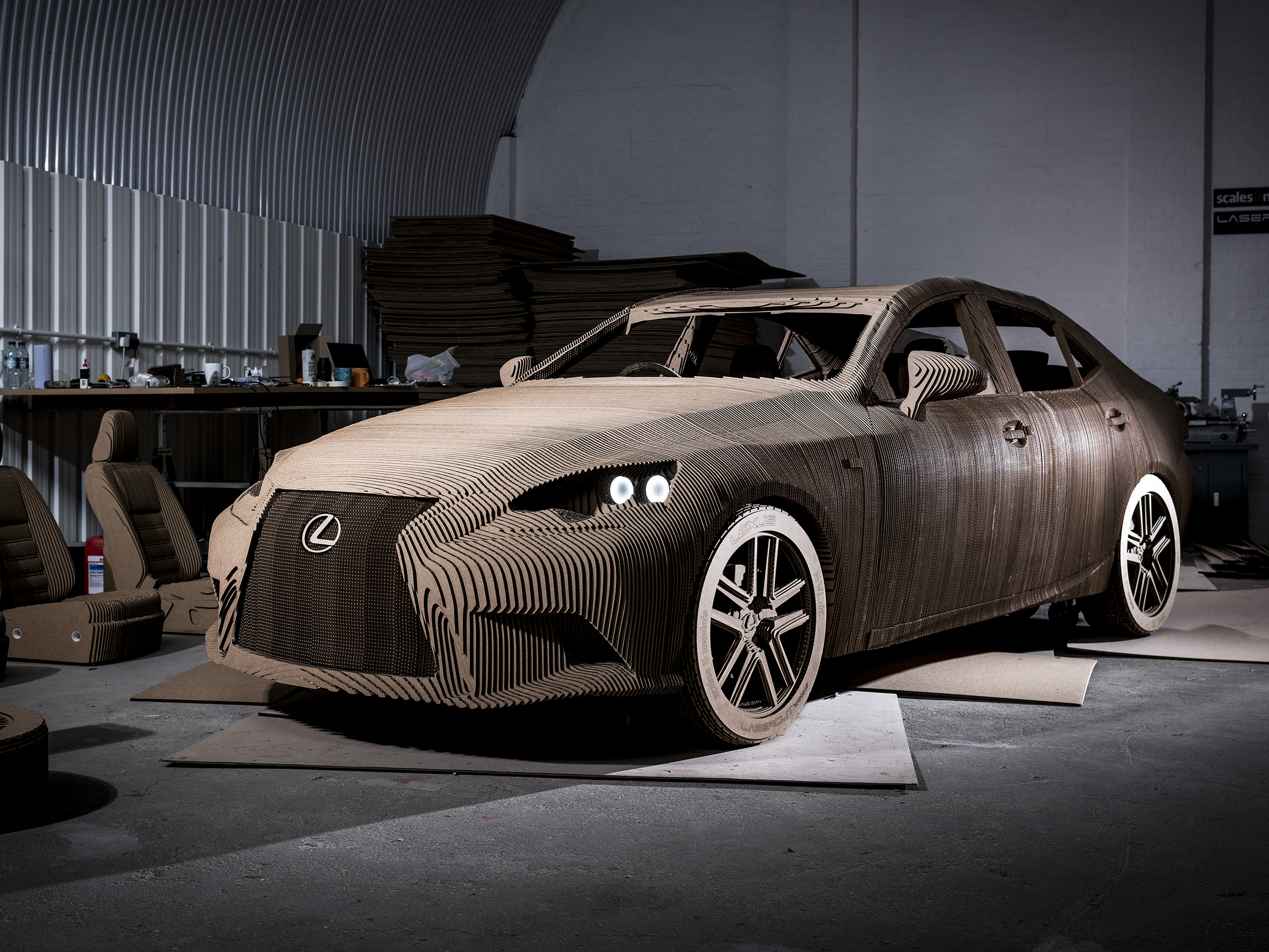 Lexus builds life-size Origami Car