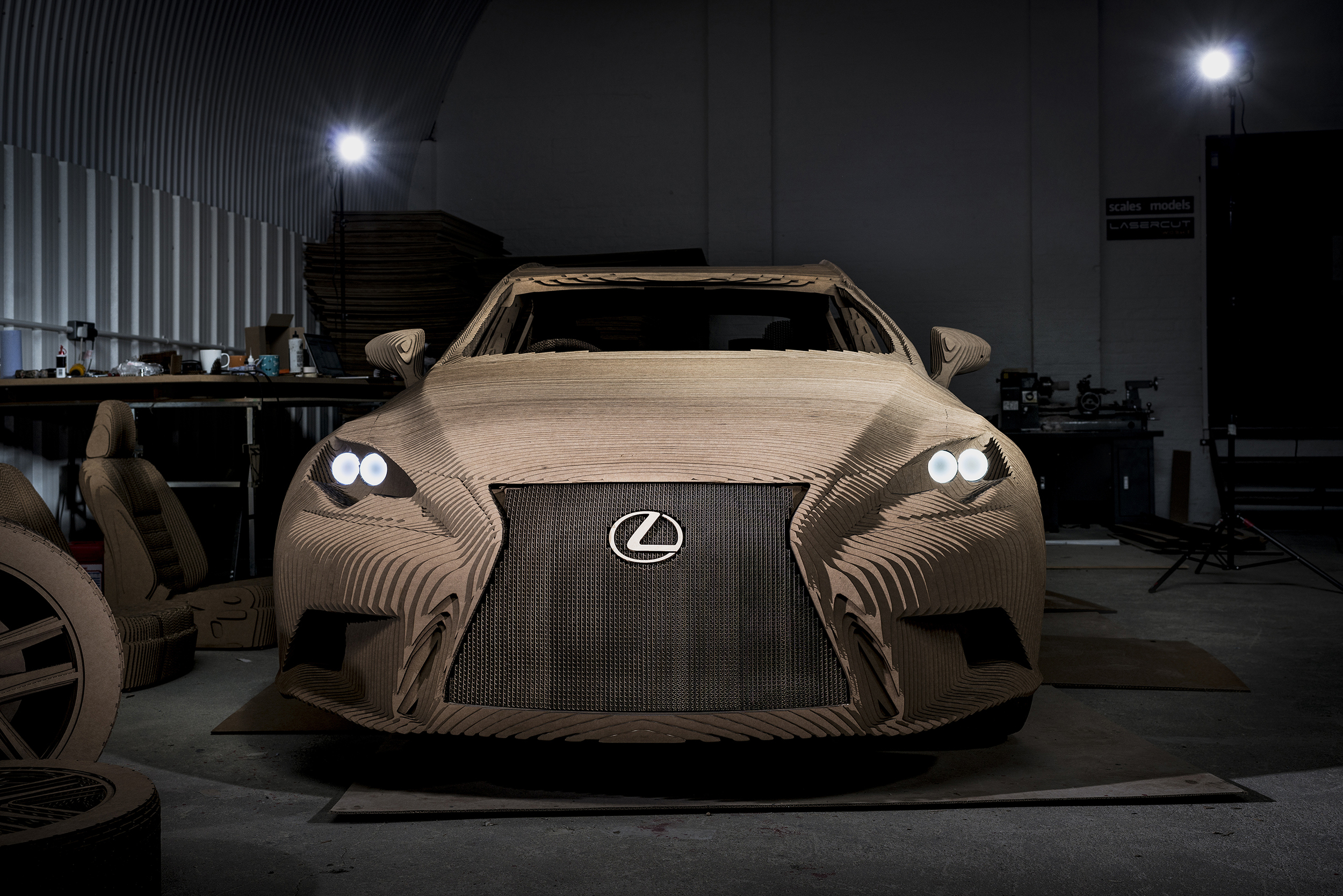 Lexus builds life-size Origami Car