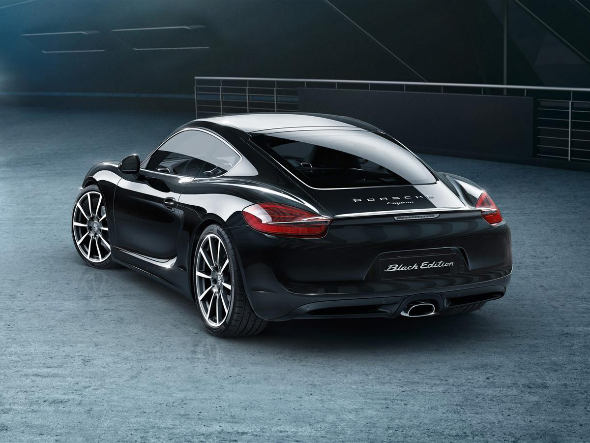 Porsche reveals Cayman Black Edition