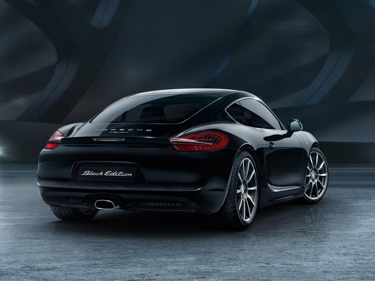 Porsche reveals Cayman Black Edition