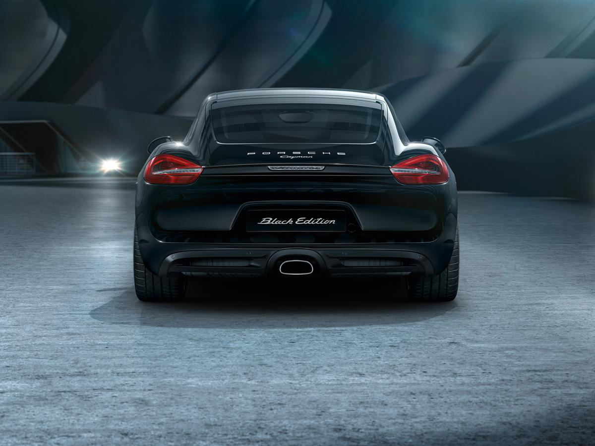 Porsche reveals Cayman Black Edition