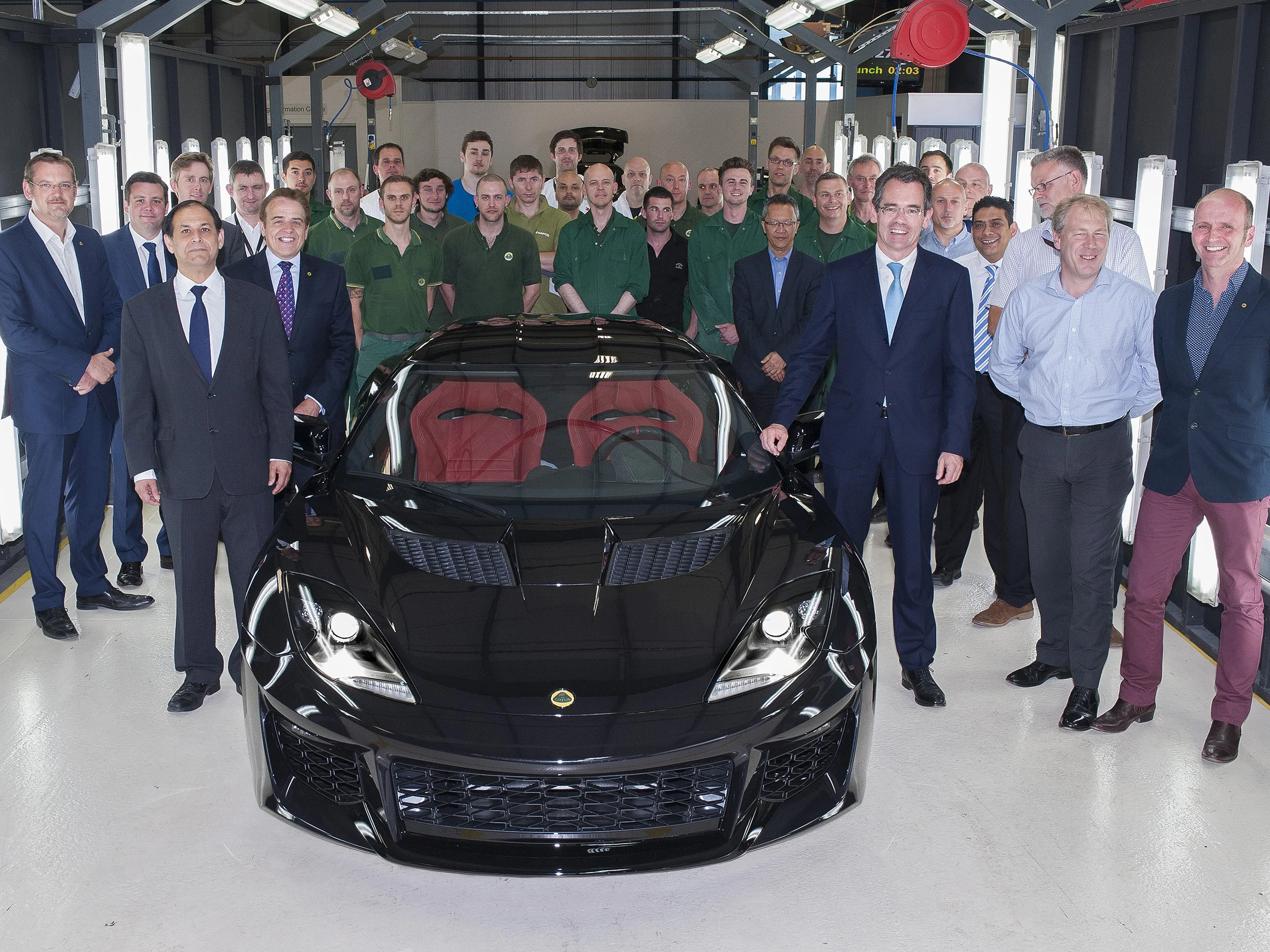 First Lotus Evora 400 leaves factory