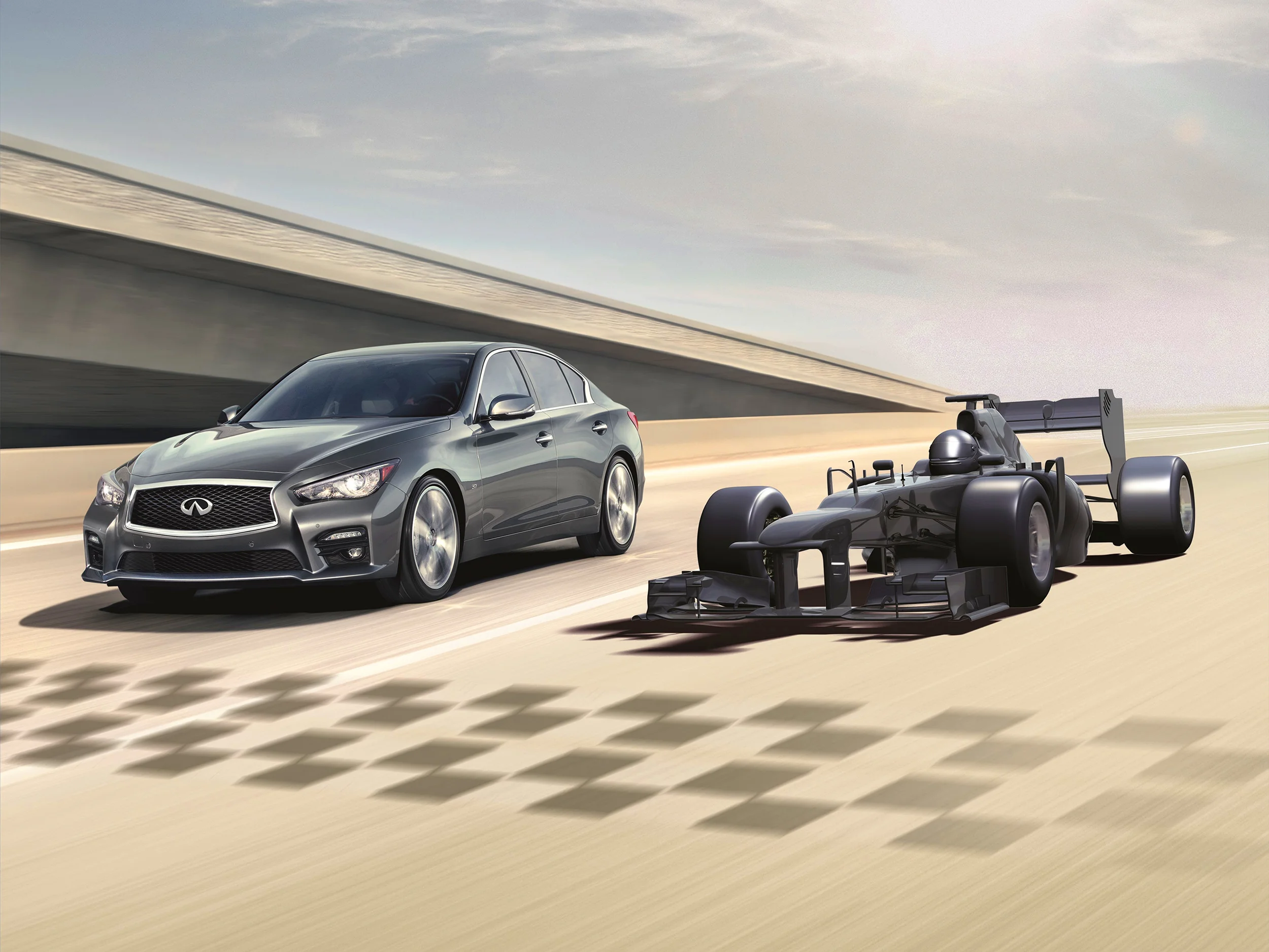 Drive an actual F1 car with Infiniti