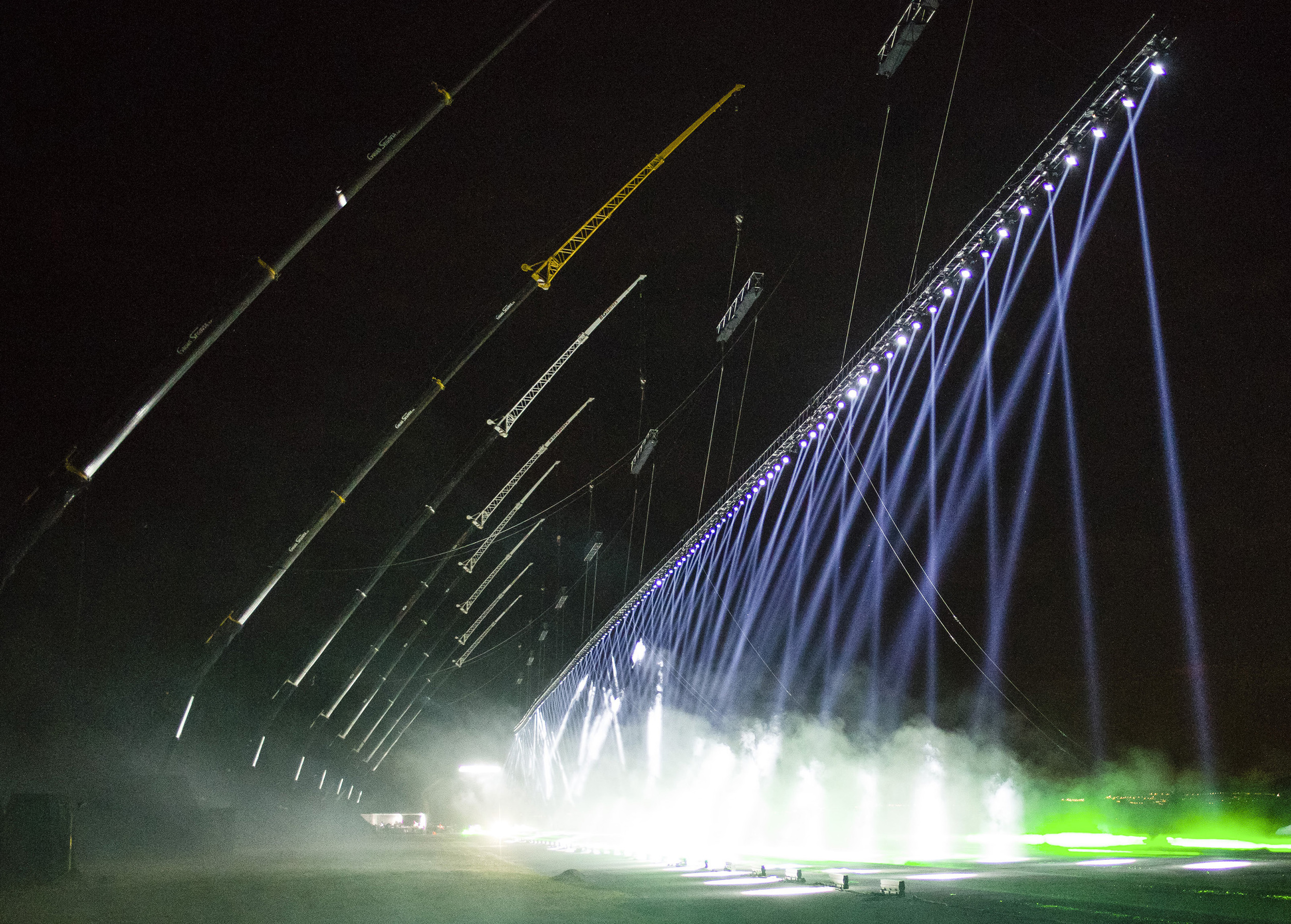 will.i.am and Lexus create Laser and sound spectacular
