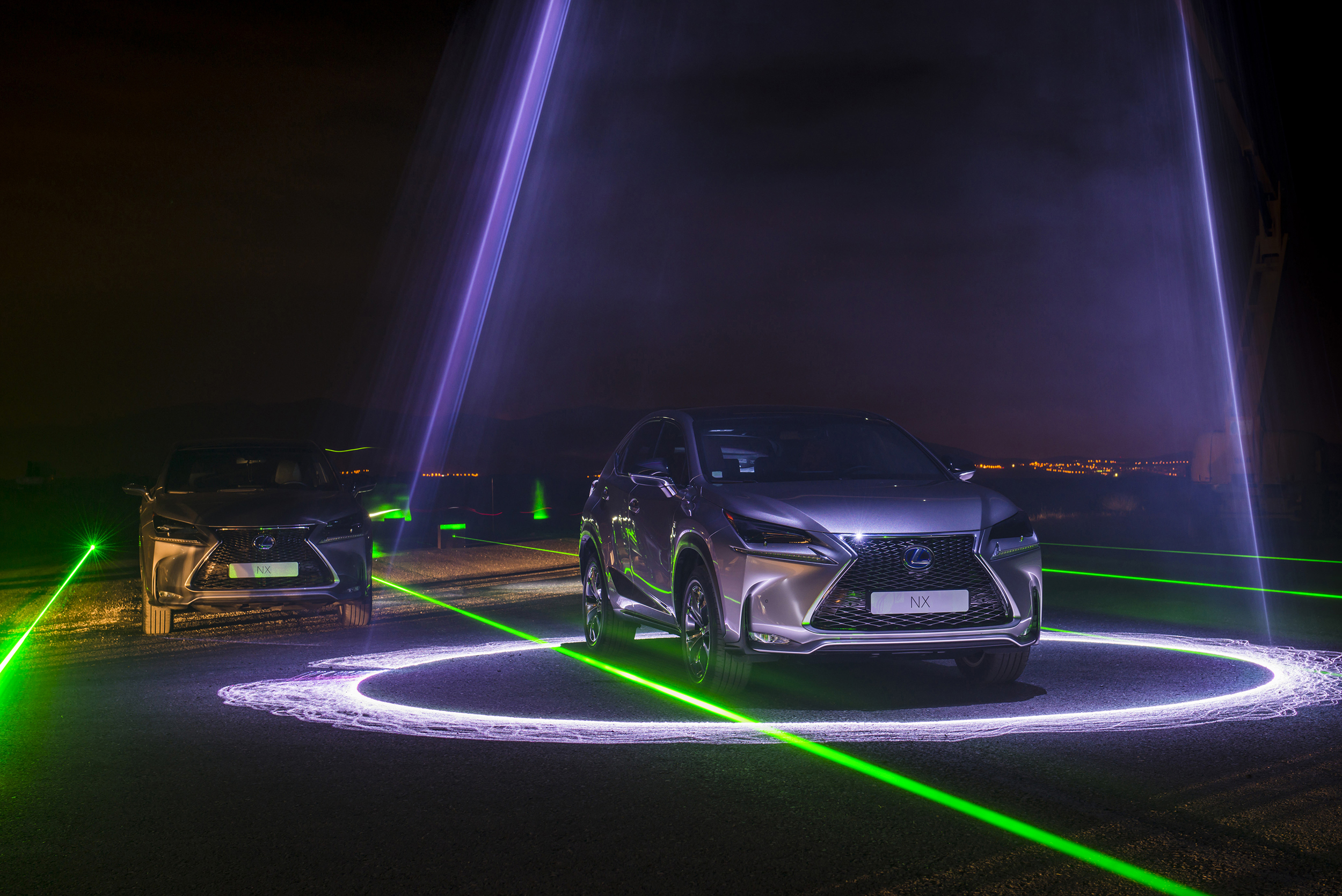 will.i.am and Lexus create Laser and sound spectacular