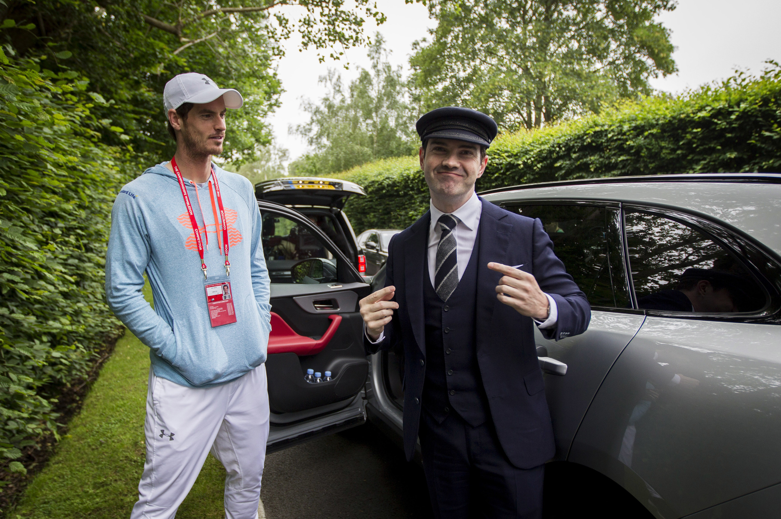 Andy Murray gets early alarm call from Jaguar's Secret Chauffeur.jpg