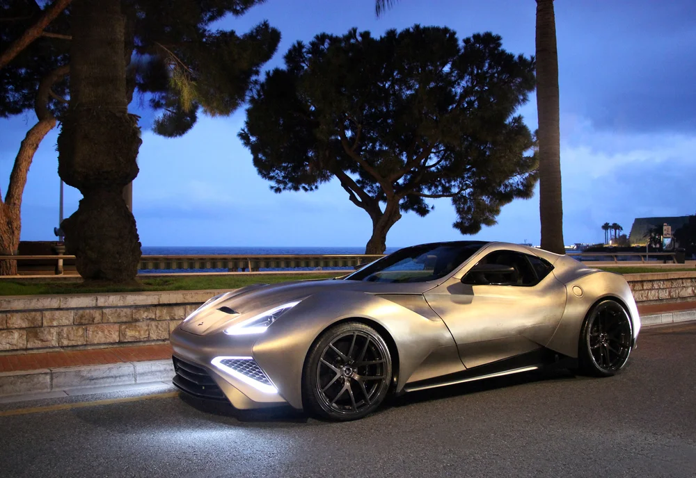 Icona Vulcano Titanium hyper car set for Salon Privé — New Car Net