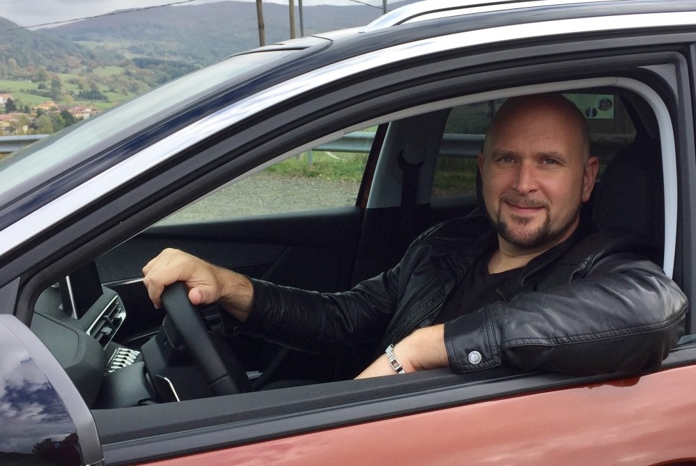 Tim BC with New Peugeot 3008 SUV.jpg