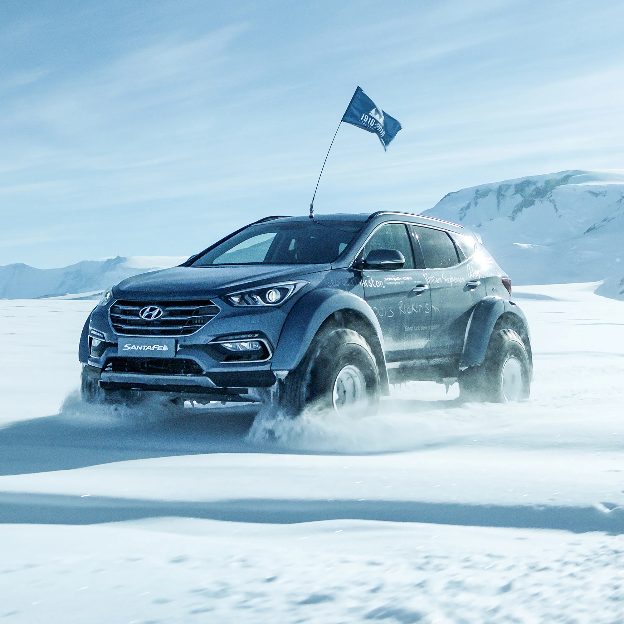 VIDEO: Hyundai Santa Fe makes history in Antarctica