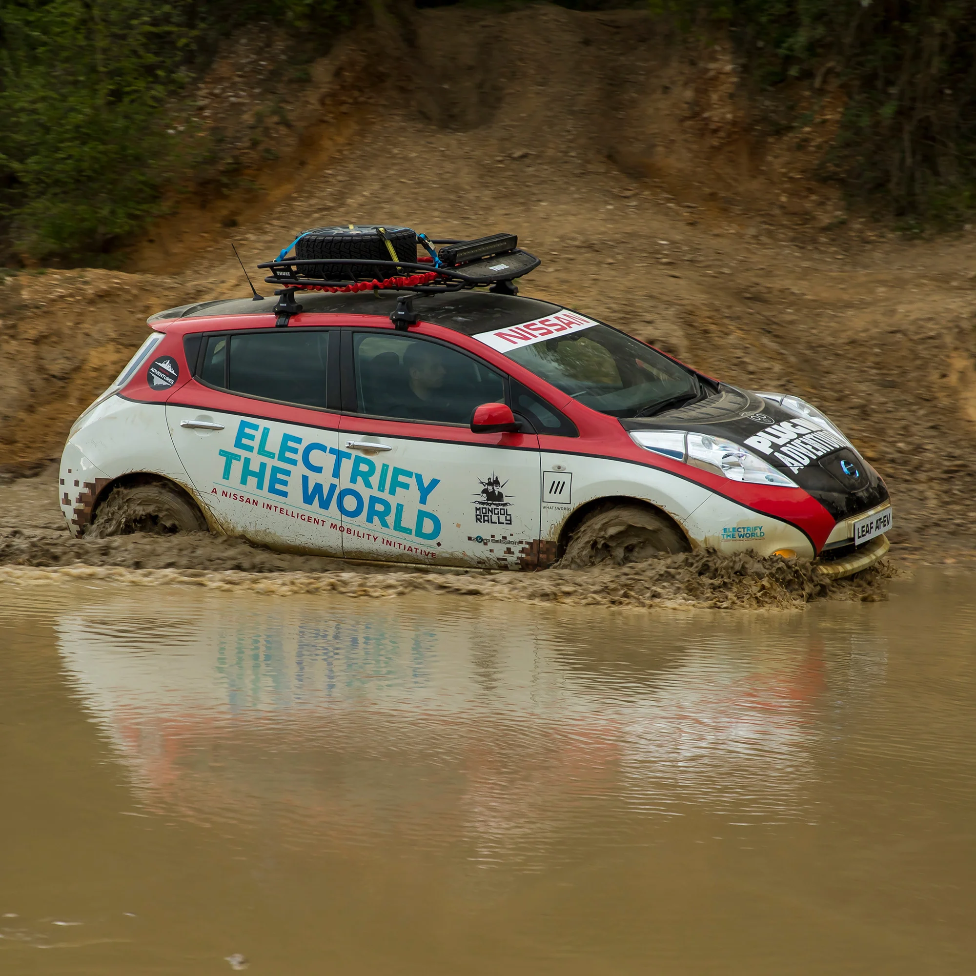 VIDEO: Nissan LEAF enters Mongol Rally