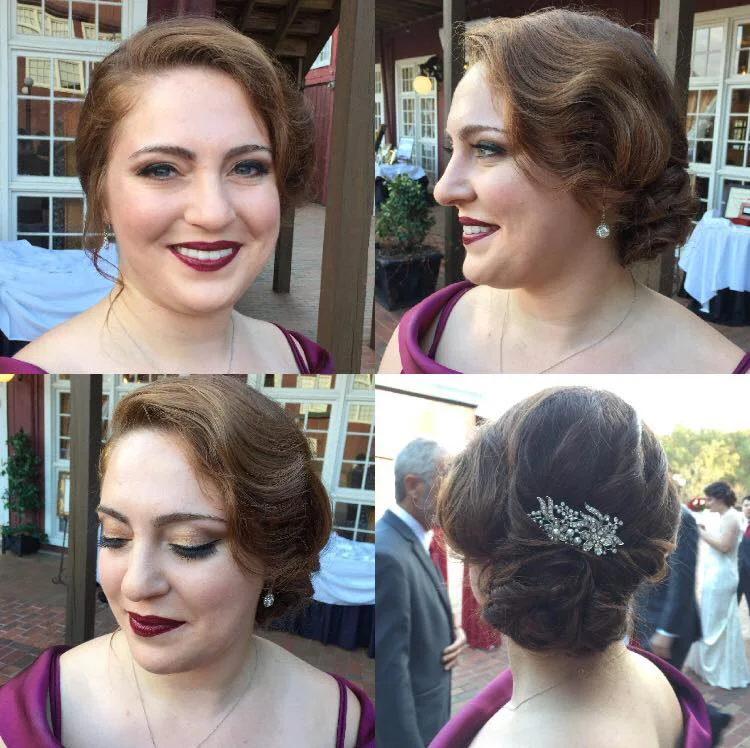 Bridesmaid's Hair and Makeup