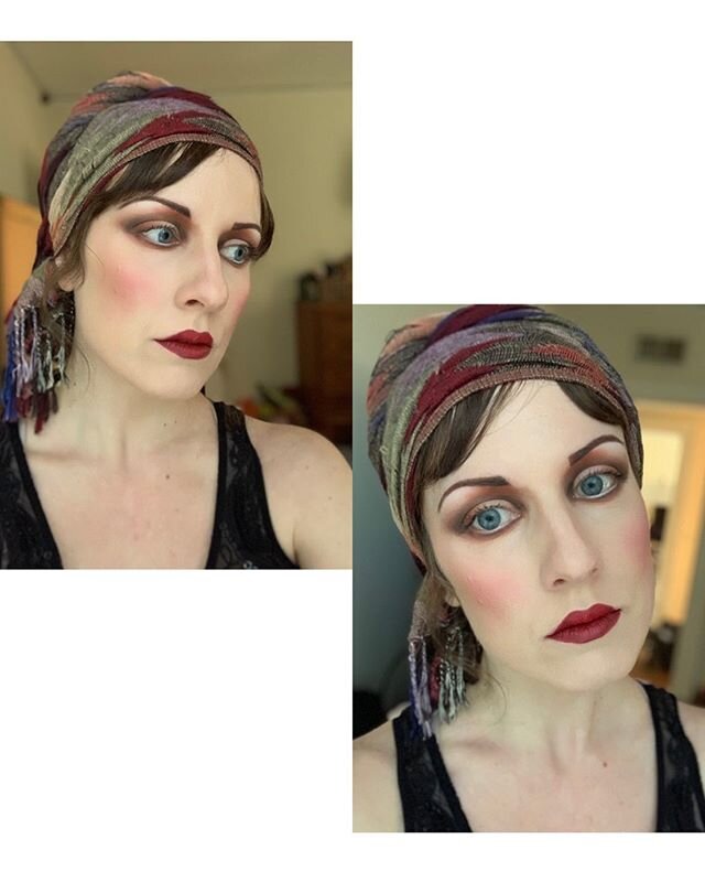 weekly makeup challenge - this week &ldquo;1920s&rdquo;
#isolationstation #quarantineart #makeupartist #makeupisart