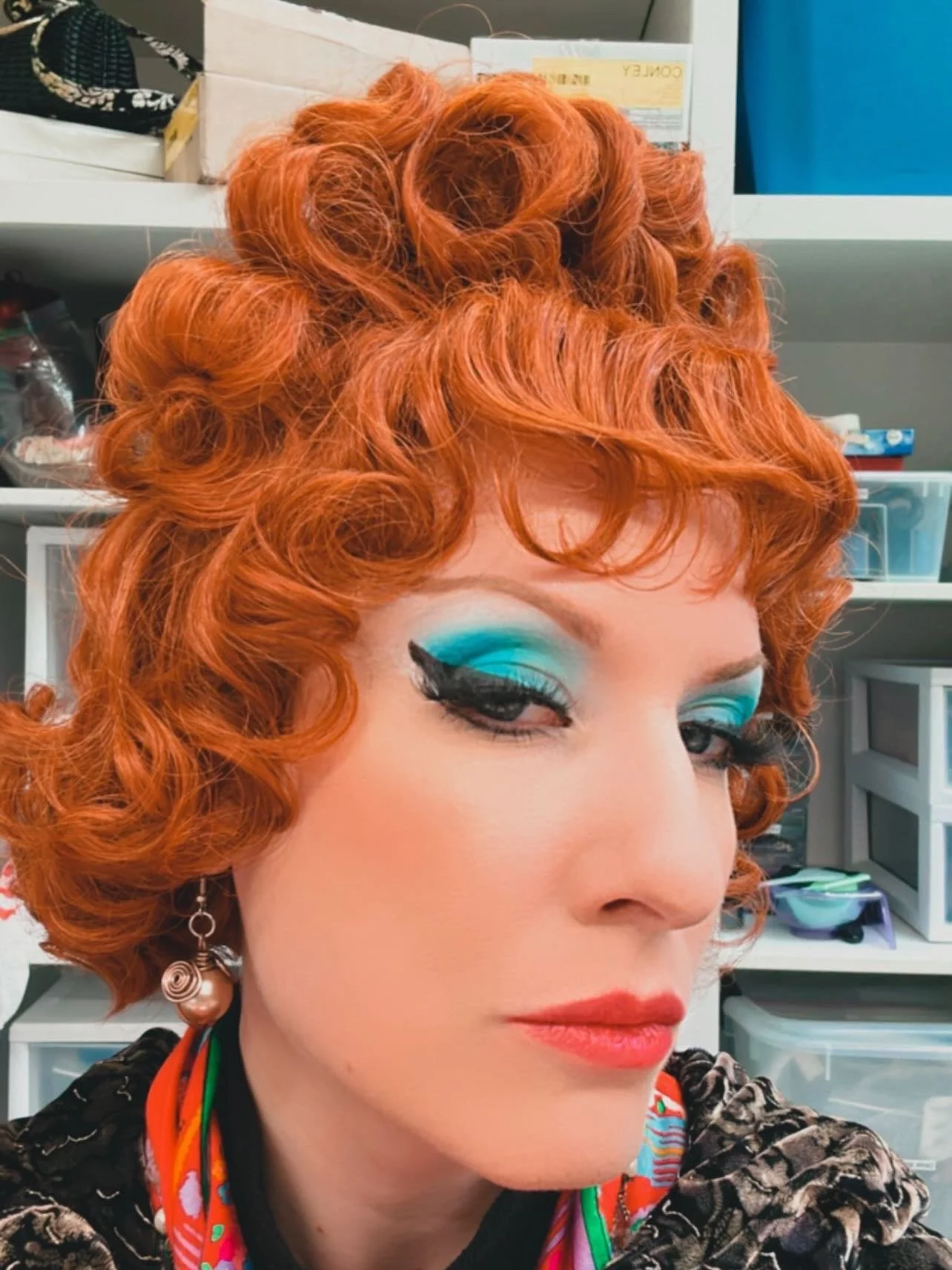 spooky season is right around the corner! Here&rsquo;s a #halloween #throwback to when I dressed up as #Endora from #Bewitched! Wig and Makeup by me! 

#bewitchedwig #endorawig #endoramakeup #makeupartist #wigstylist #periodwigstyling