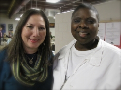 Edrena and Tinesha at Carole Young Medical Facility