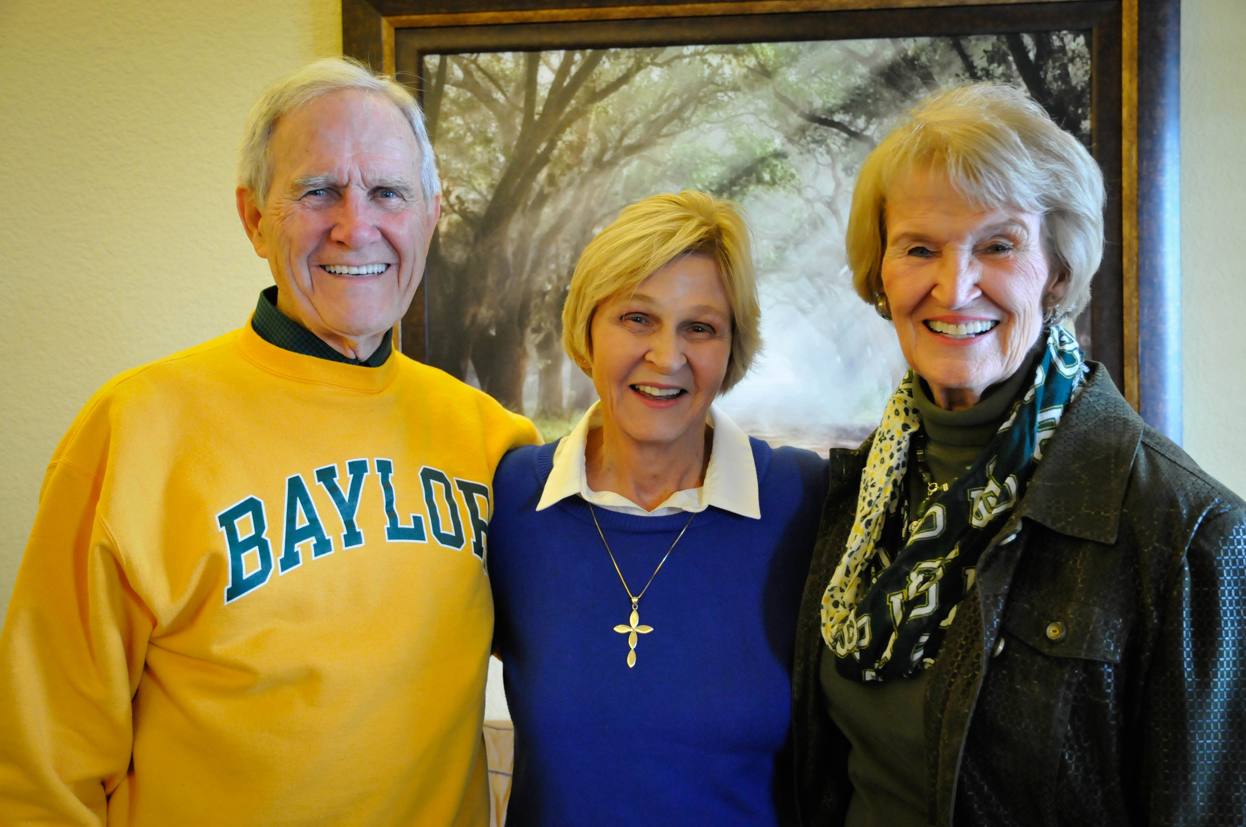 Linda with Charlie and Mary Alice Wise