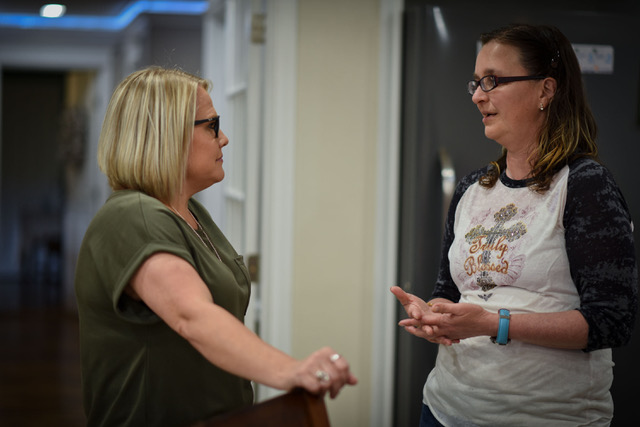Lisa and Sarah at Lifeway Haven