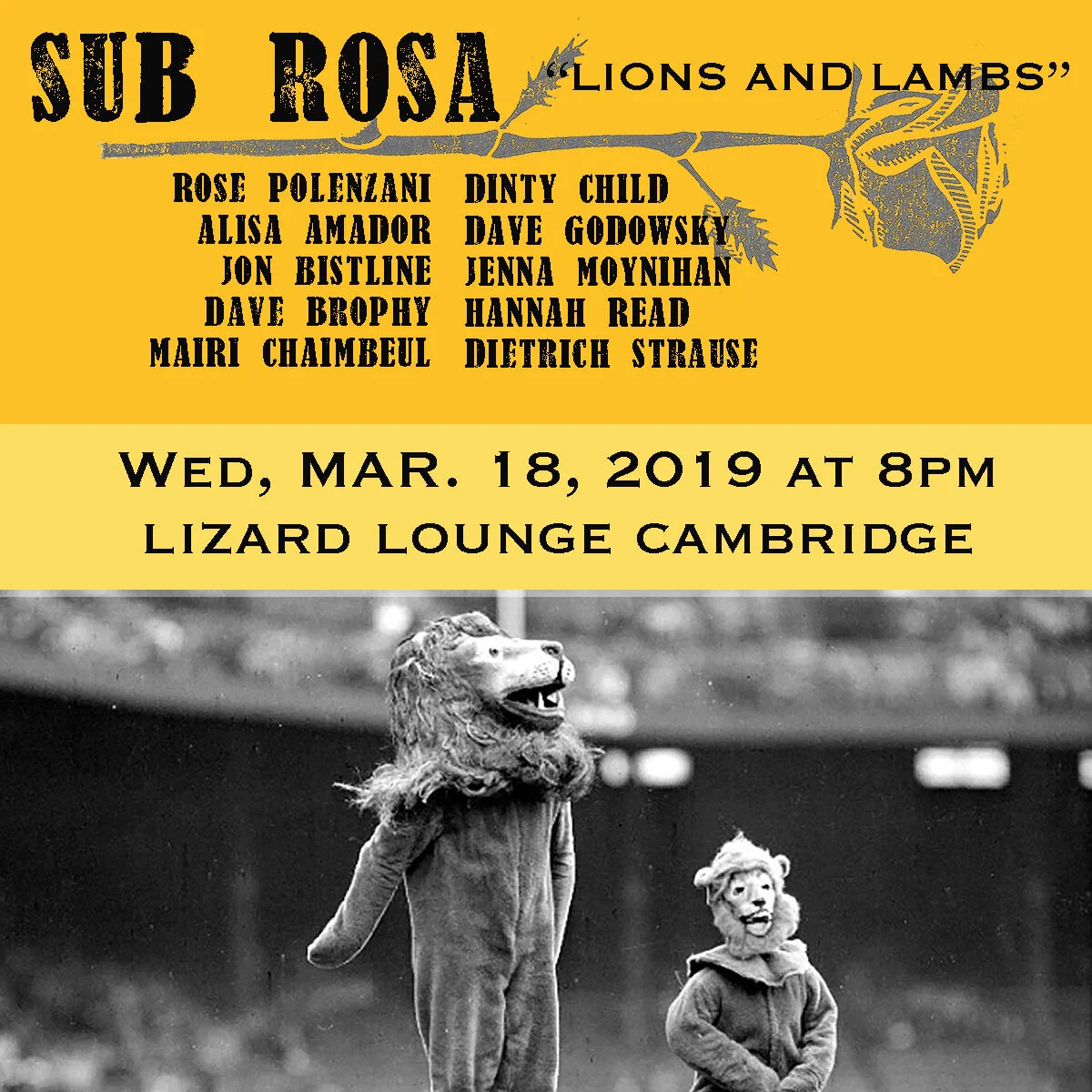 SUB ROSA "Lions and Lambs"