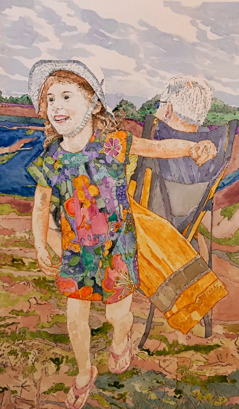  Beach Day  18" x 22"&nbsp; 