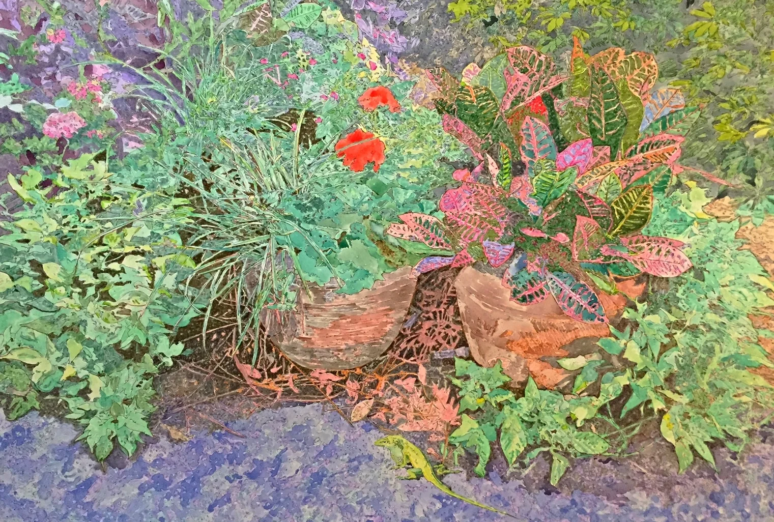  Jill's Flowers 2  19" x 26"&nbsp; 