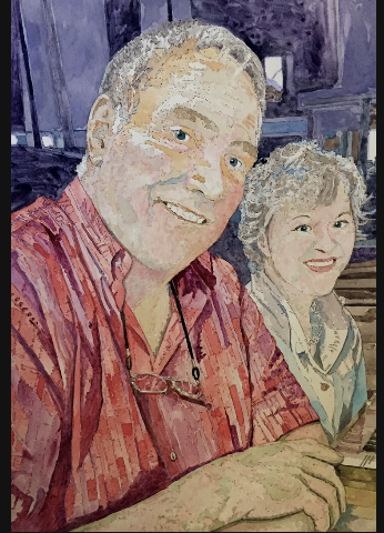  The Glascocks  18" x 24" 