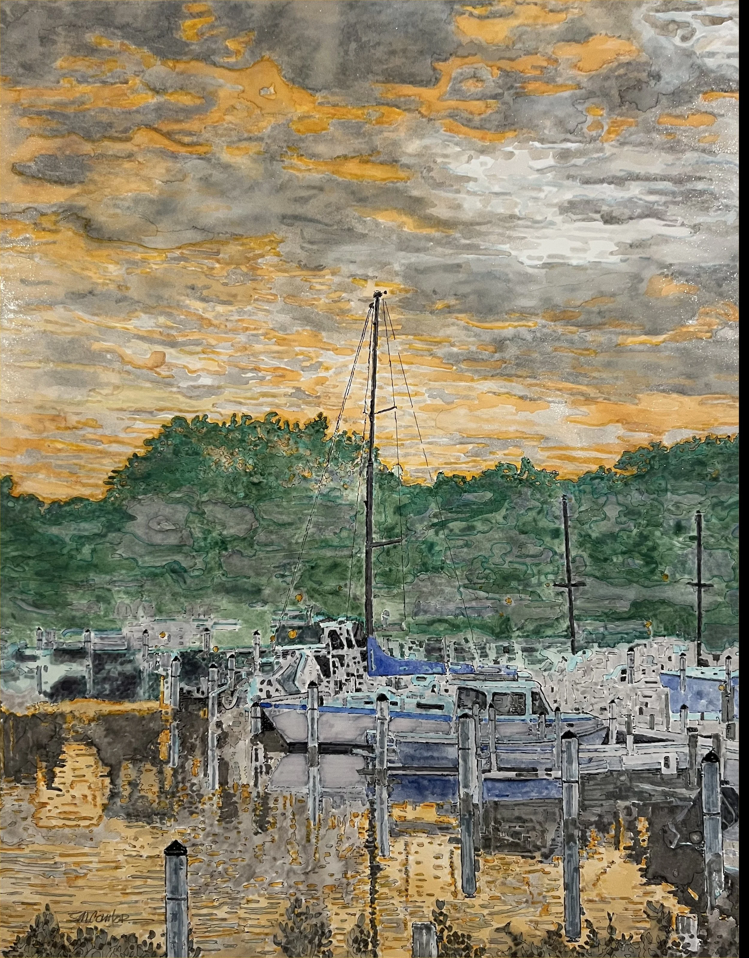 Twilight at PC Harbor