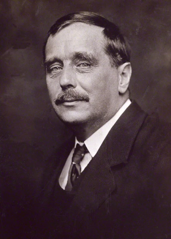 HG Wells, courtesy of Wikipedia, of course.