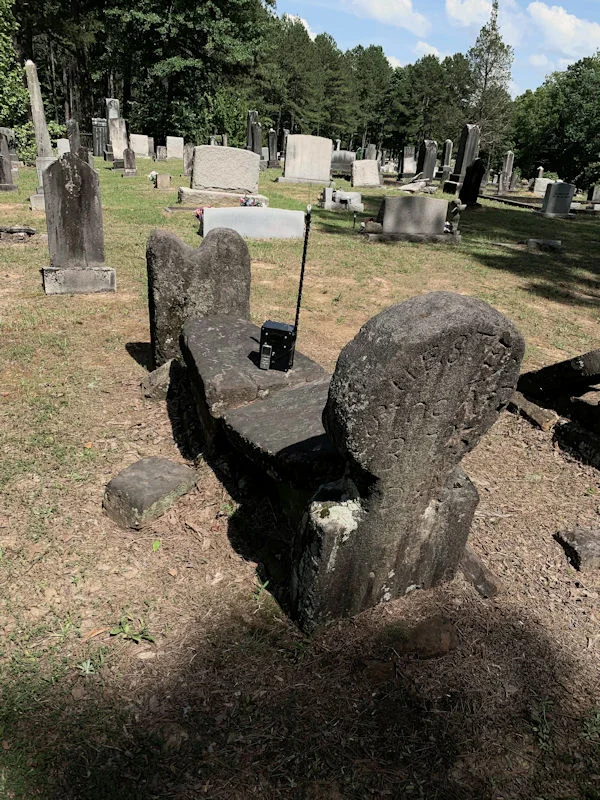 This is the spot at which the EVP was captured.