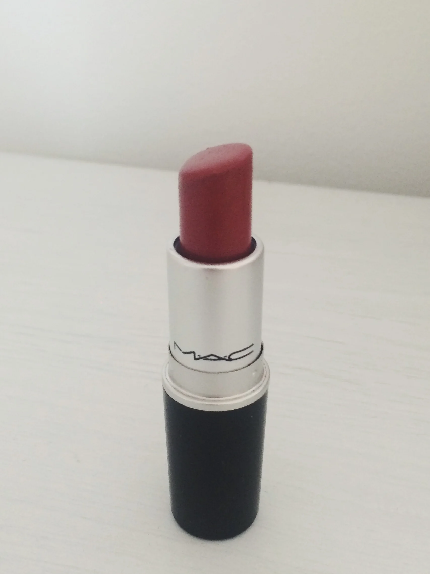 This one is a rich pink hue with a slight blue undertone to it. It's from the Amplified range so it's creamy and has a strong colour, perfect for daytime as it lasts for a good couple of hours!