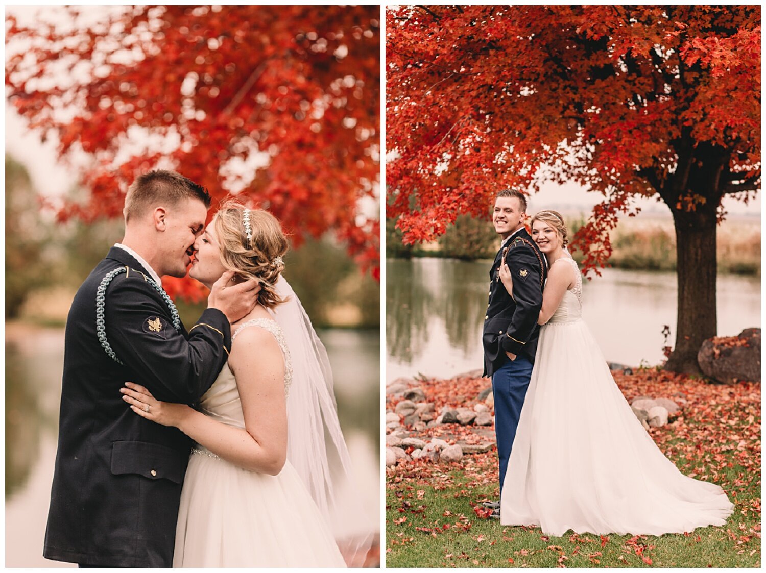  This tree was the most perfect backdrop for an October wedding!  