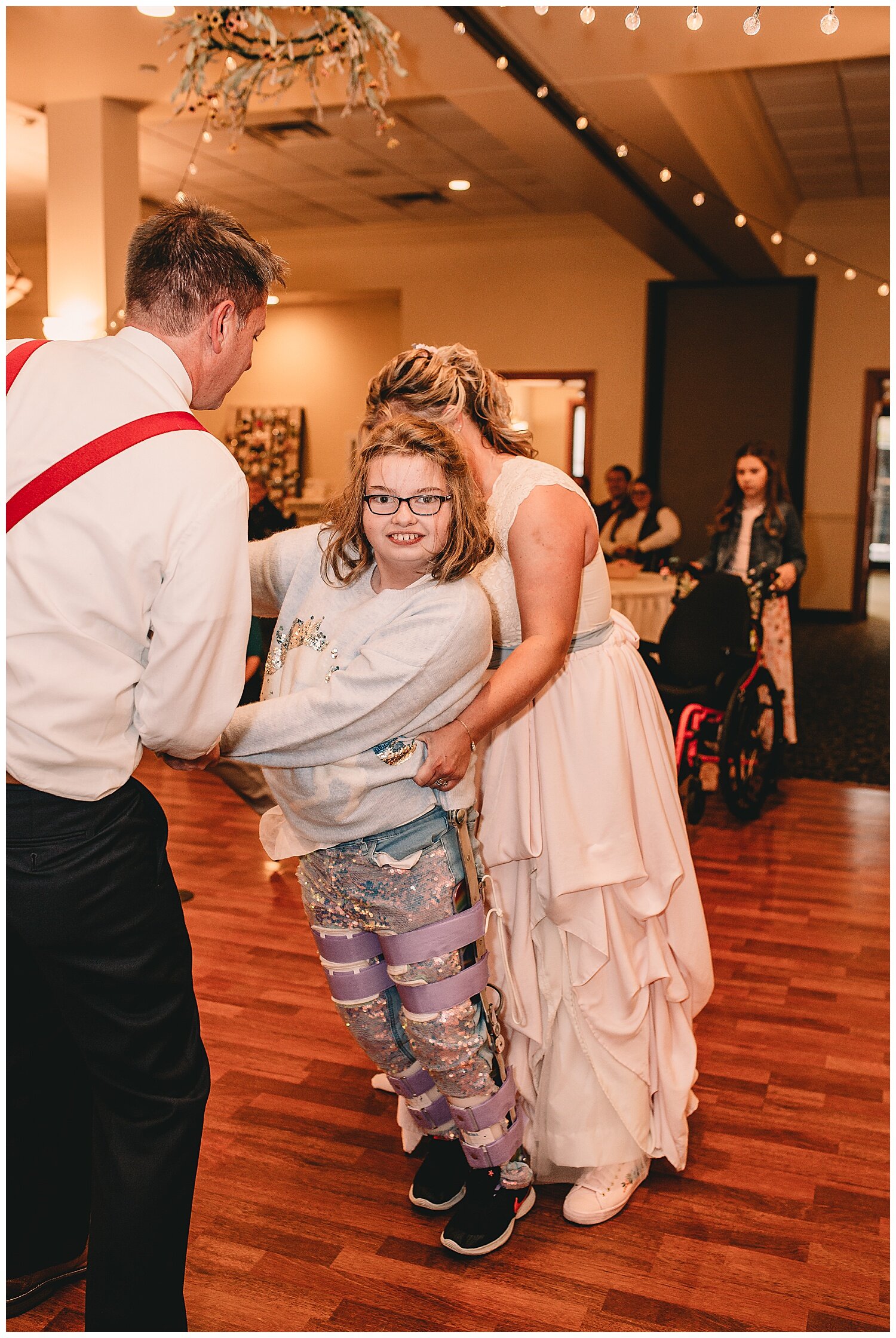 Without a doubt the best father/daughter dance ever. Mike and Maggie rocked it out on the dance floor and the smile on her face was priceless.