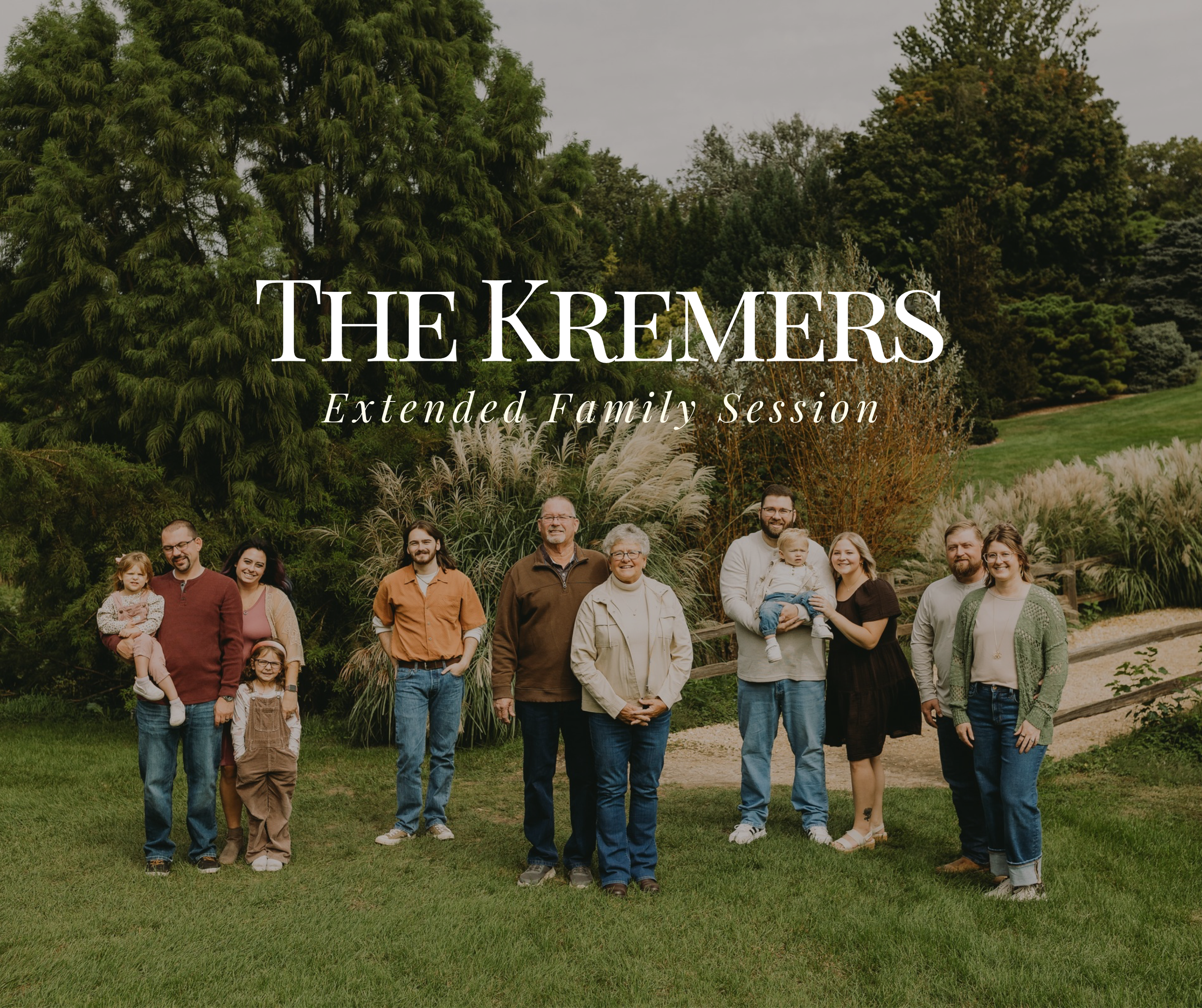 The Kremer Family | Extended Family Photos at Bickelhaupt Arboretum