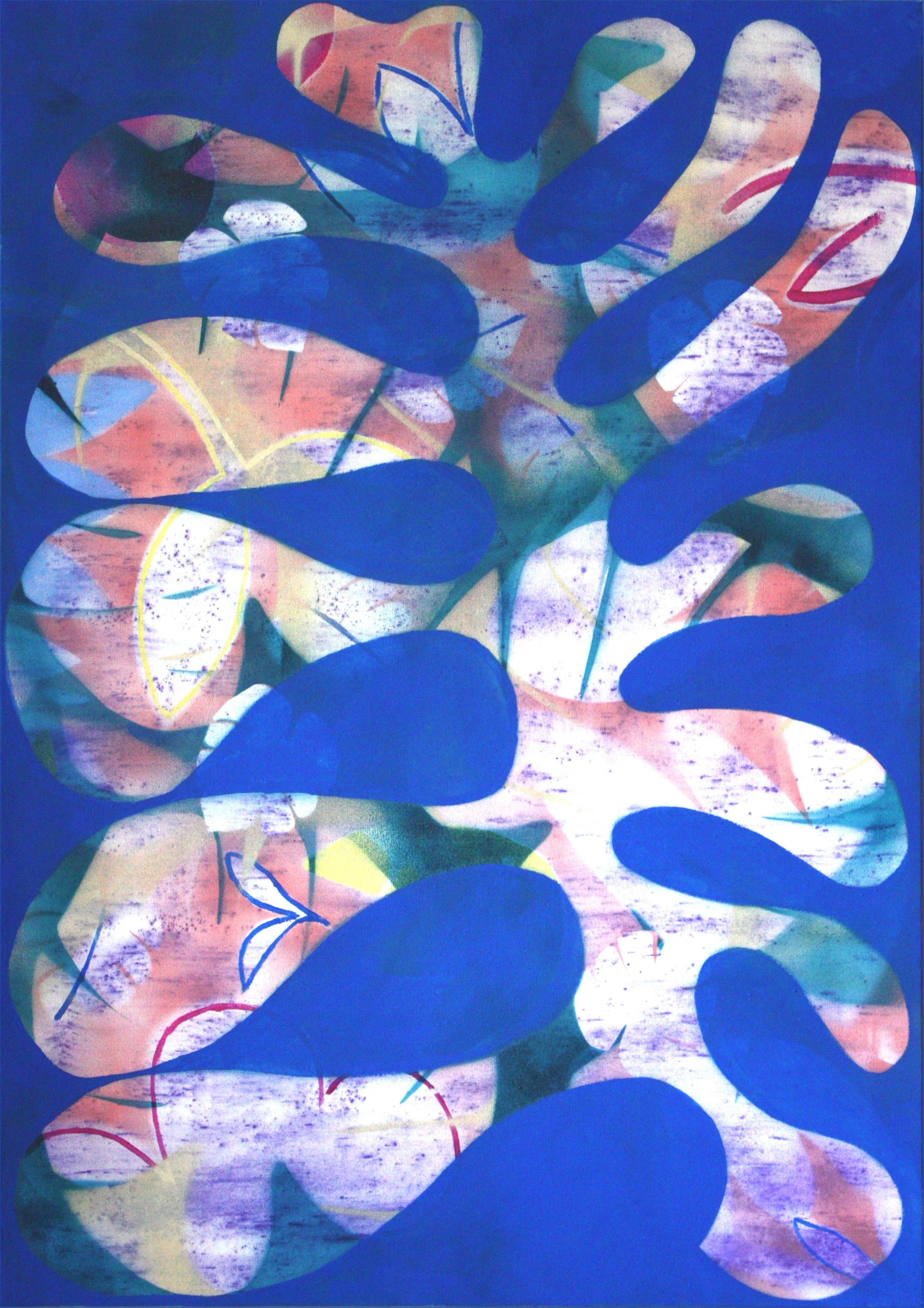 Shaping thoughts, 100 x 70cm, acrylic on canvas, 2019